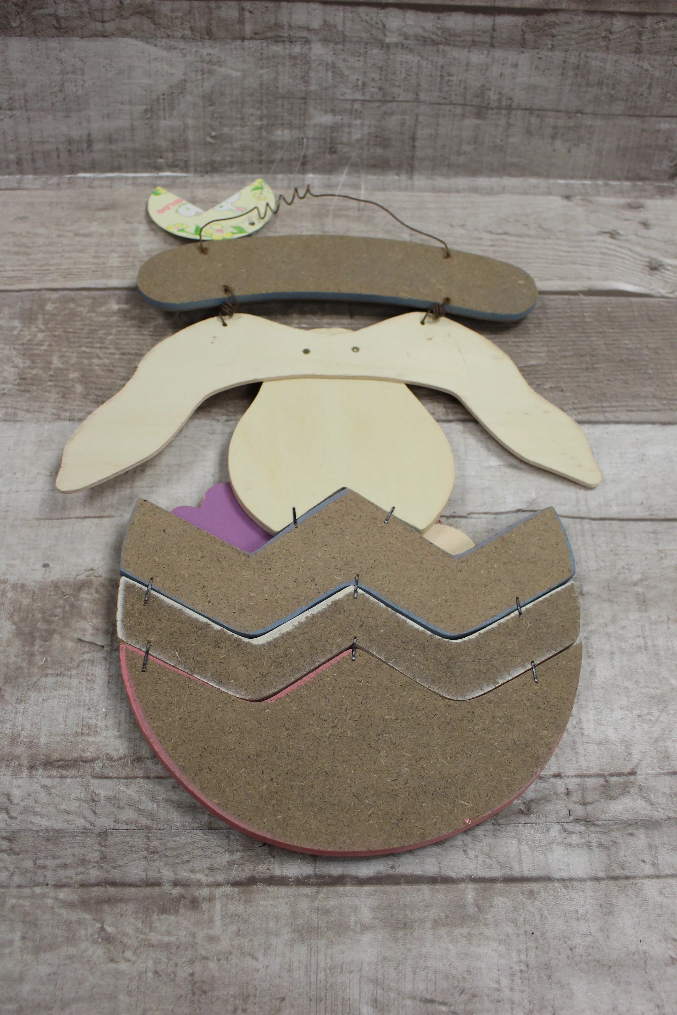 Easter Bunny Welcome Sign -Used - Image 3
