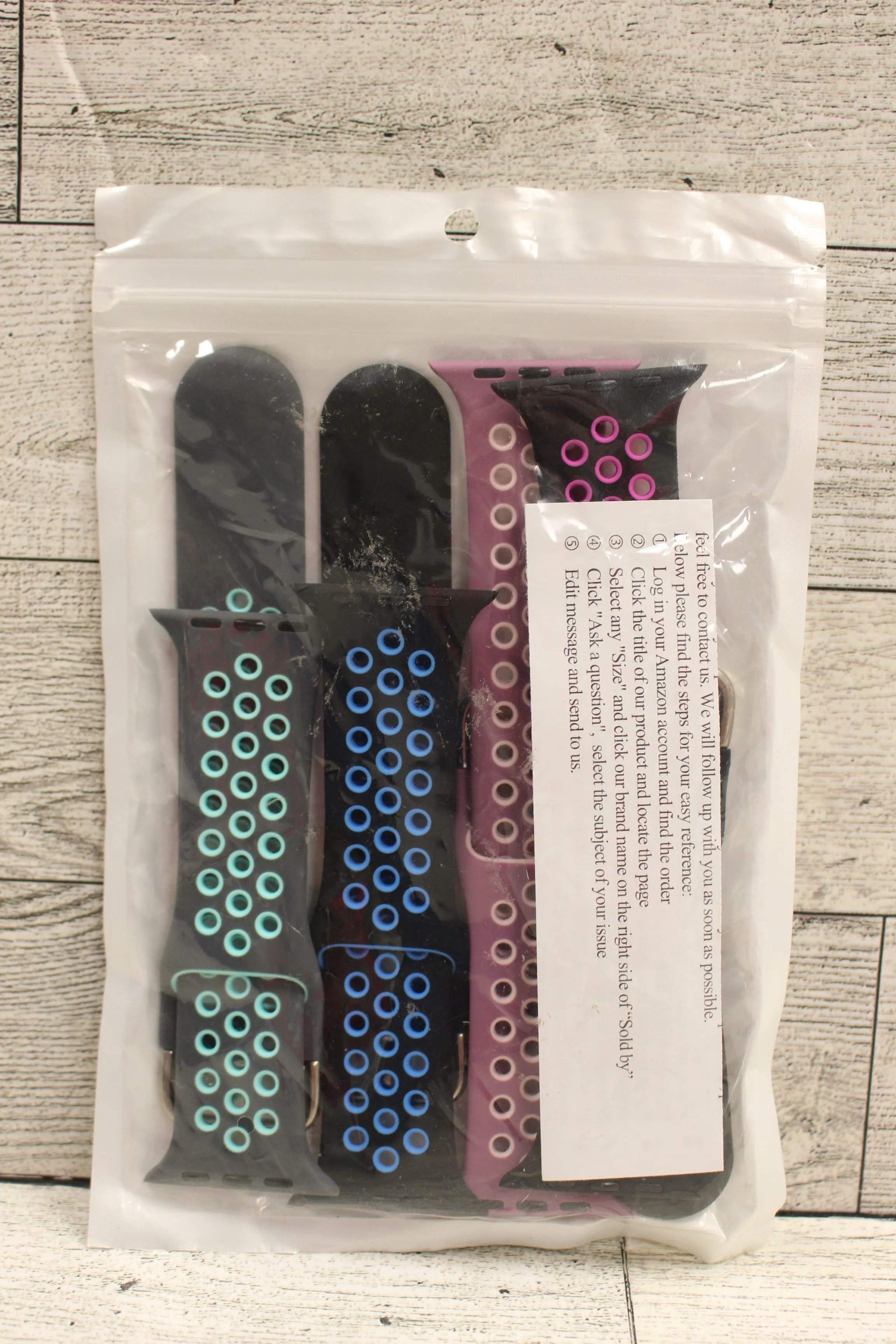 Easuny Sport Watch Bands - Set of 4 - M/L - New