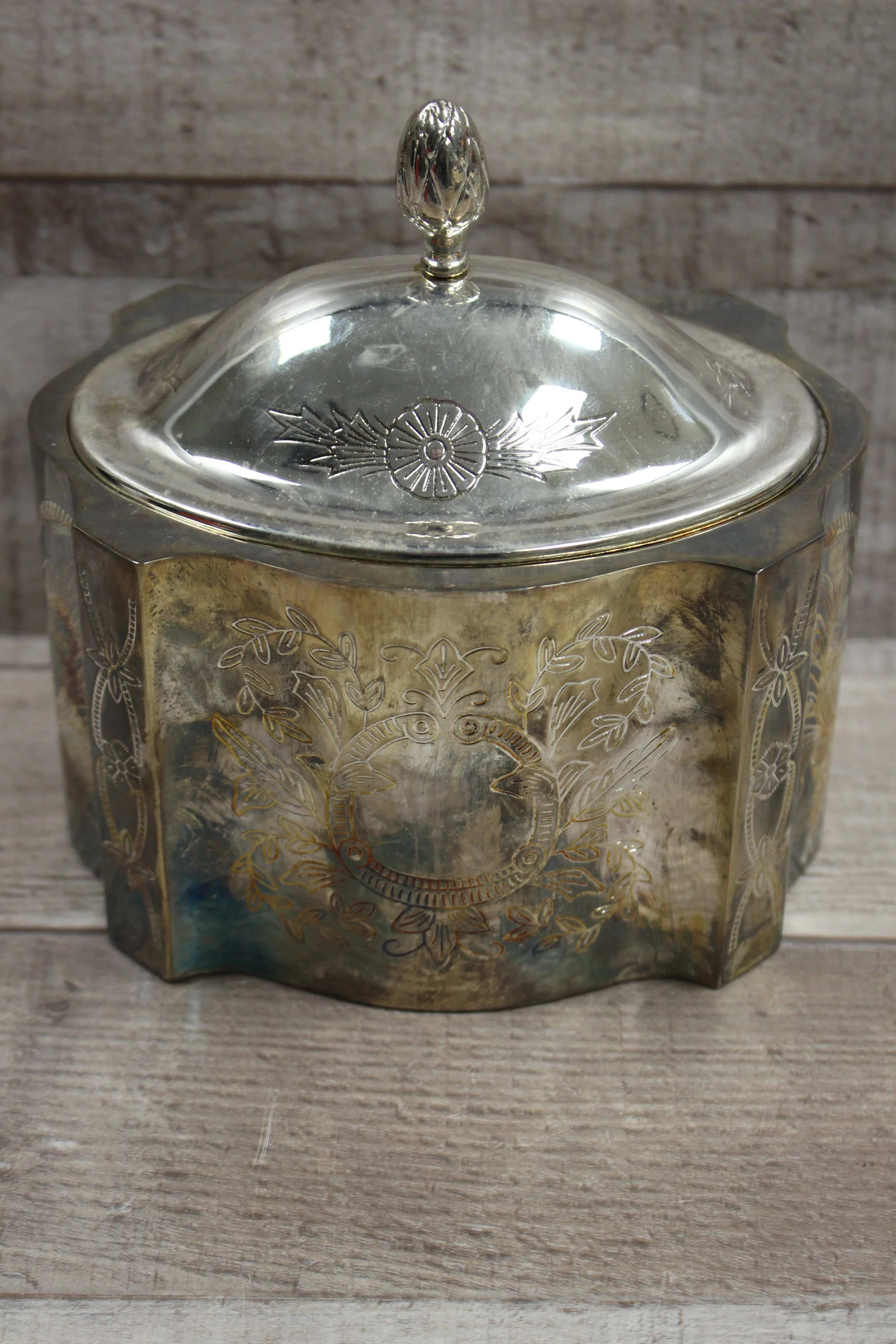 Elder Beerman Silverplated Jewelry Box - Used