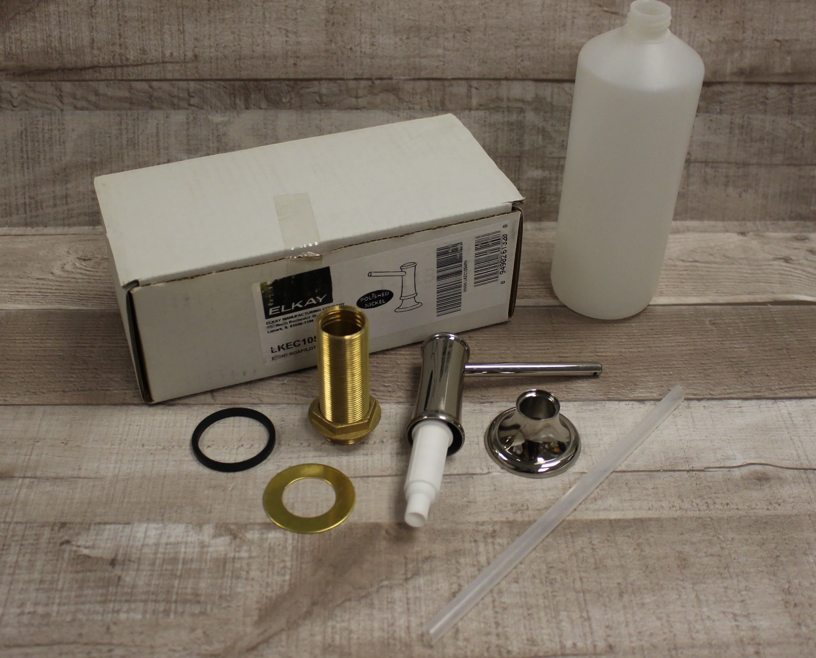 Elkay Soap / Lotion Dispenser - Polished Nickle - LKEC1054PN - New Opened