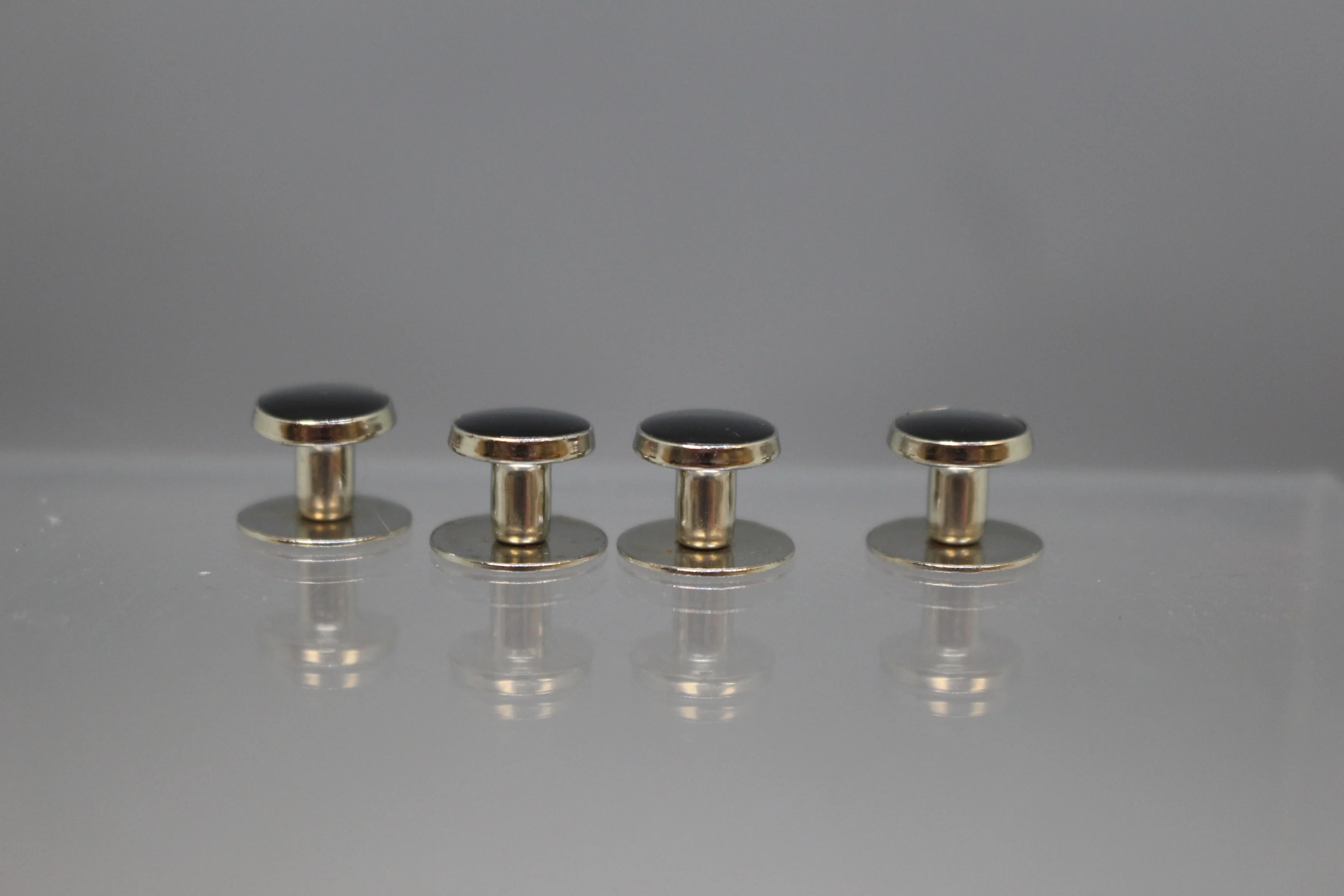 Etched Cuff Links - Set of 4 - Silver - Used - Image 4