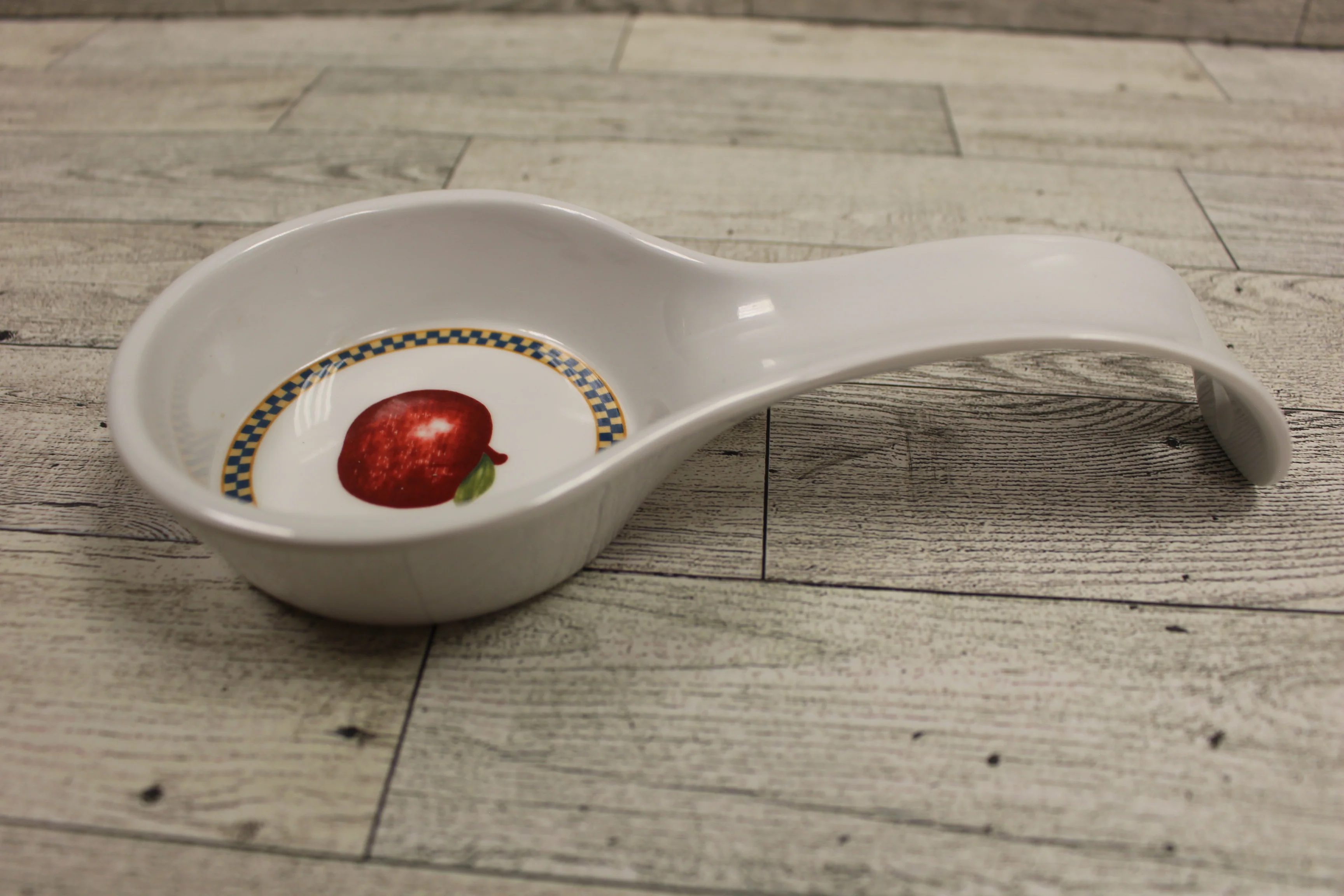 Eurita Spoon Rest By Reston Lloyd - with Apple - Dishwasher Safe - Used - Image 5