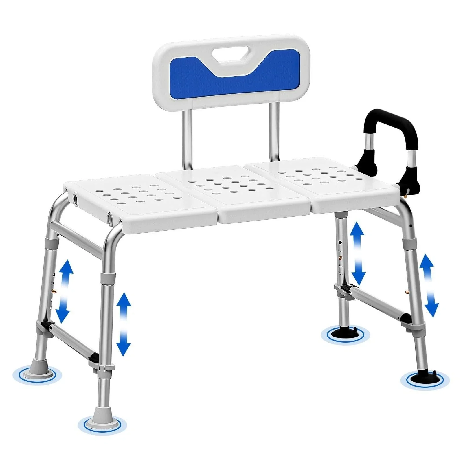 Extended Bath Tub Transfer Shower Bench for Inside Bathtub - XY-G301 - New