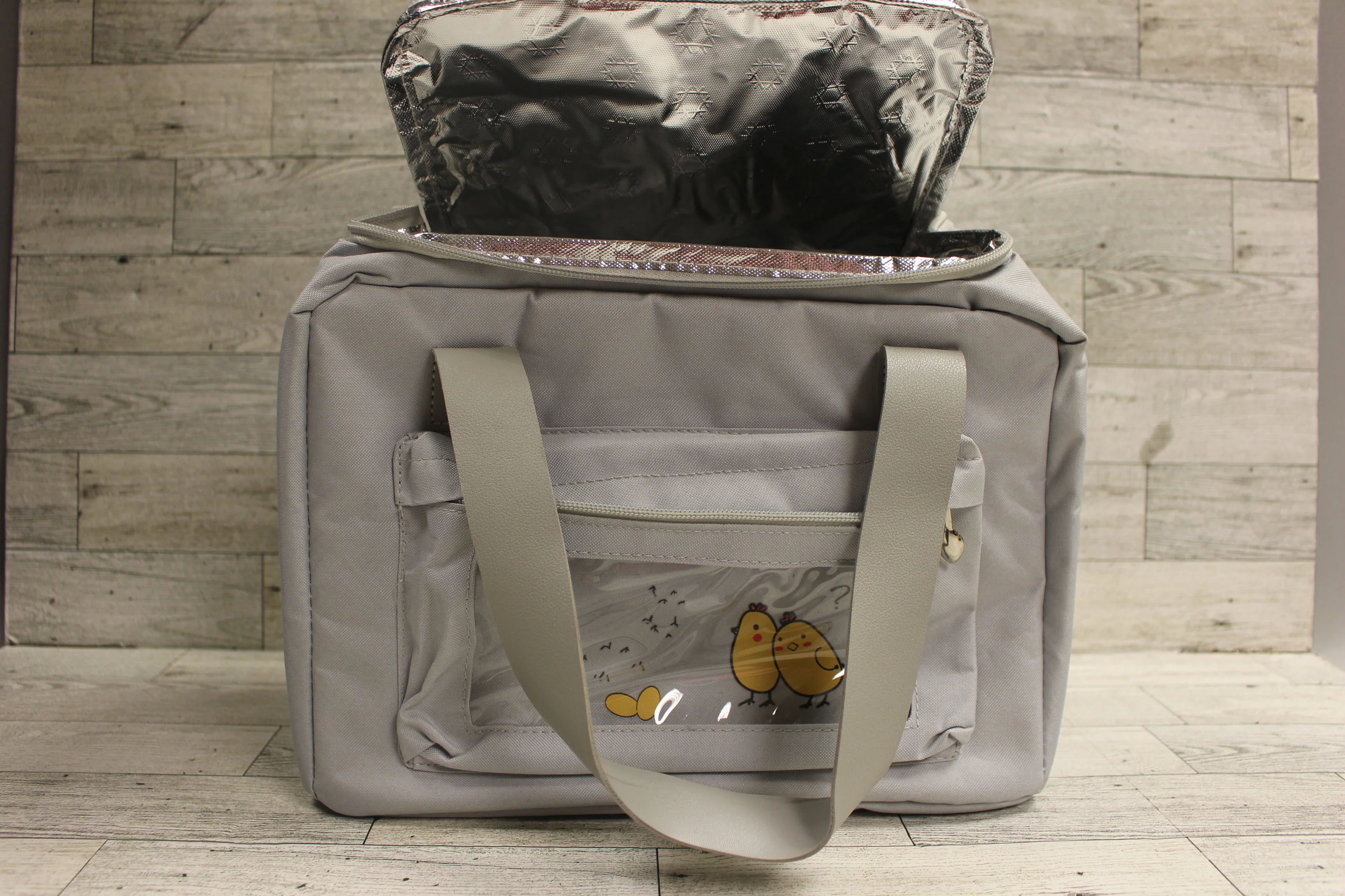 Farm Chicken Themed Insulated Lunch Cooler - Used