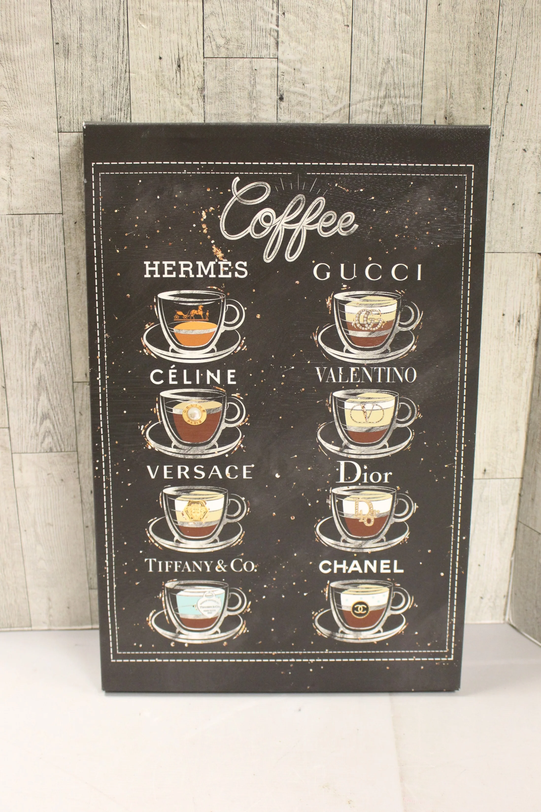 Fashion Designer Coffee Choices Wall Art - Used