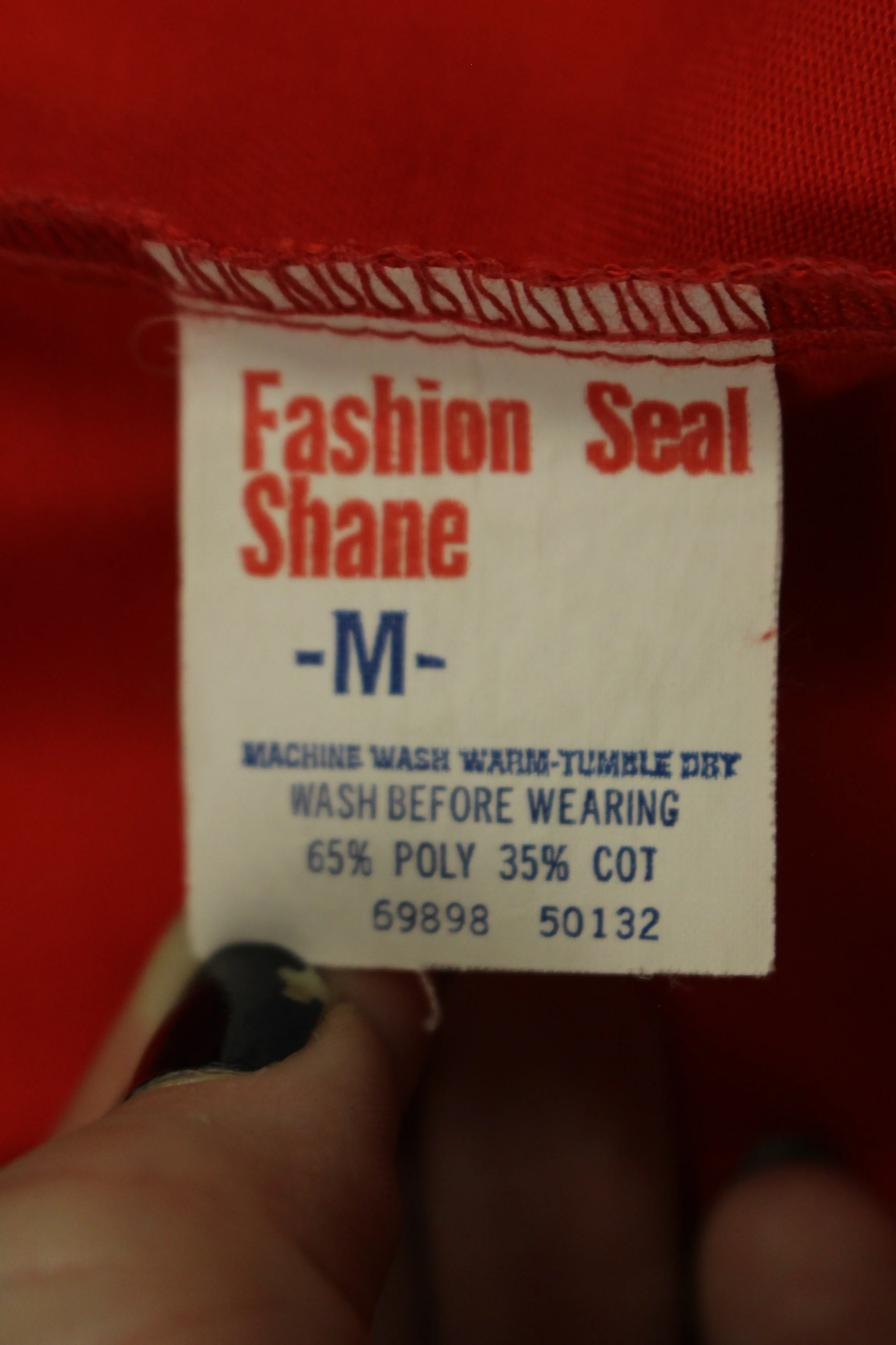 Fashion Seal Shane Button Up Outer Vest -Red -Medium -Used - Image 4