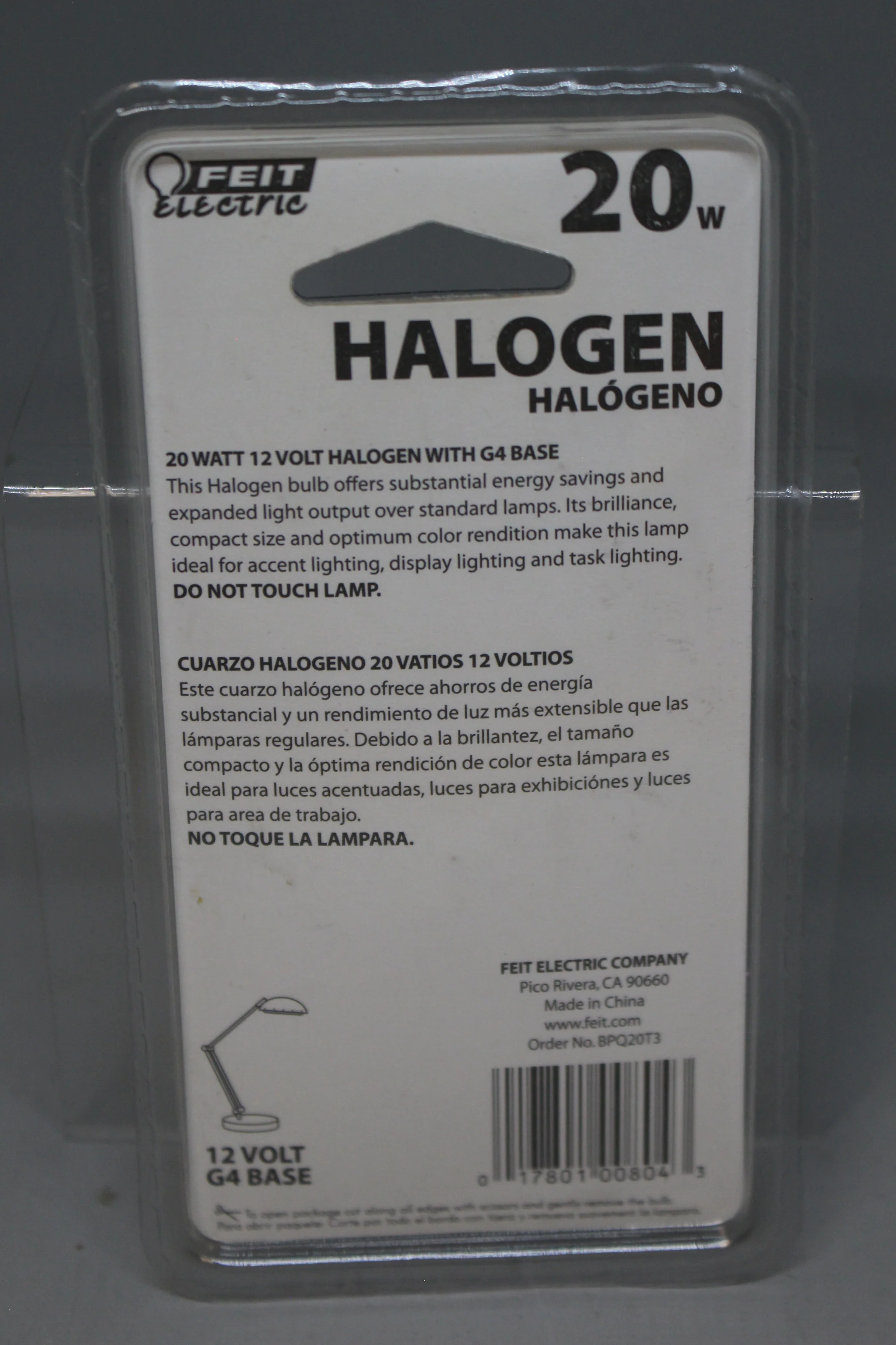 Feit Electric 20W Halogen Bulb with G4 Base - New - Image 2