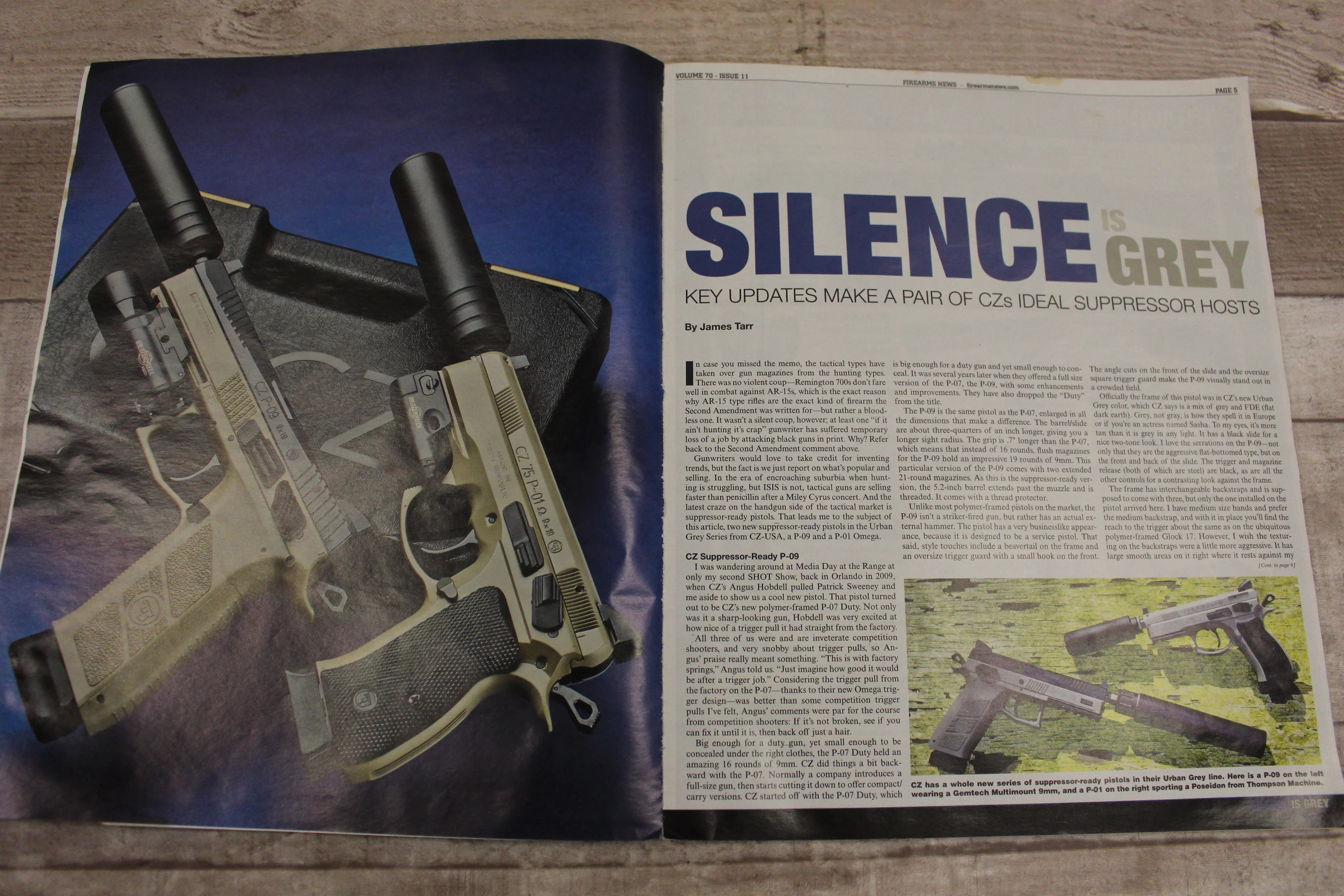 Firearms News Magazine -Volume 70 Issue 11 2016 -Used - Image 2