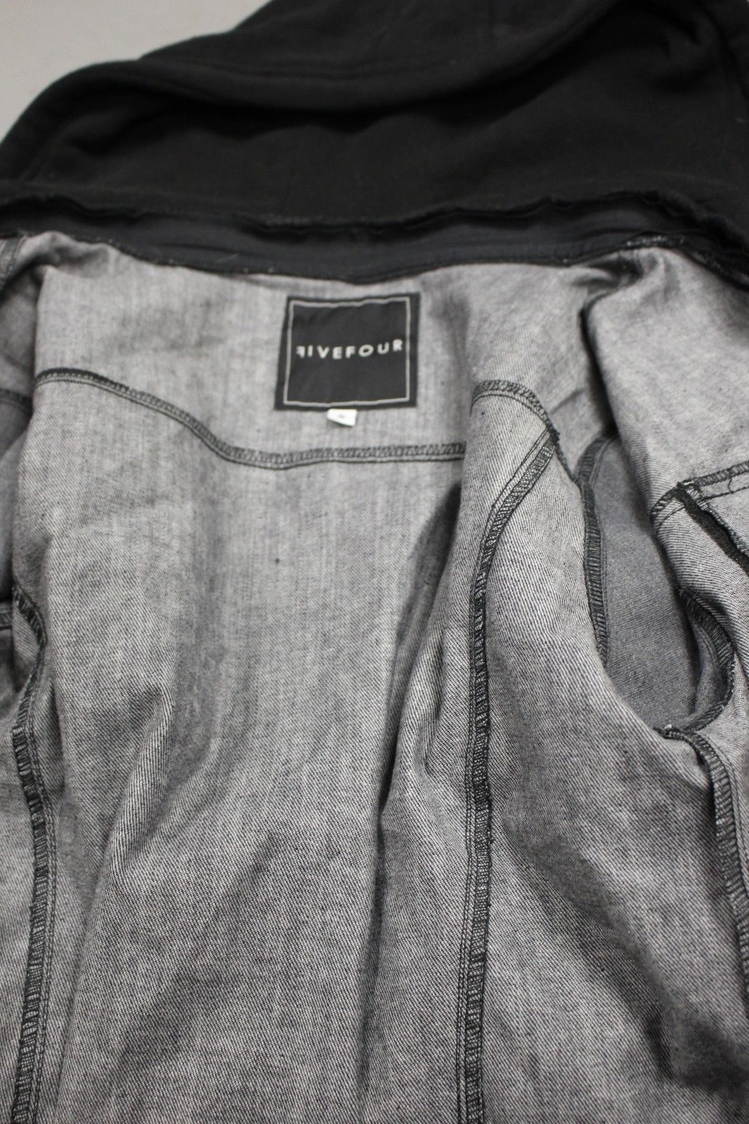 FiveFour Ladies Jacket with Snap Front, Black, Small - Image 4