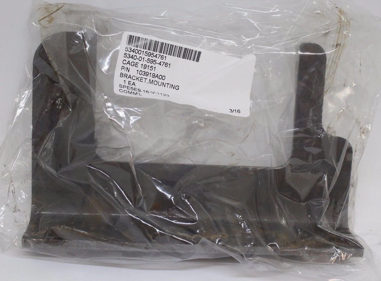 Flat Bed Trailer Mounting Bracket, 5340-01-595-4761, 103919A00, NEW! - Image 2