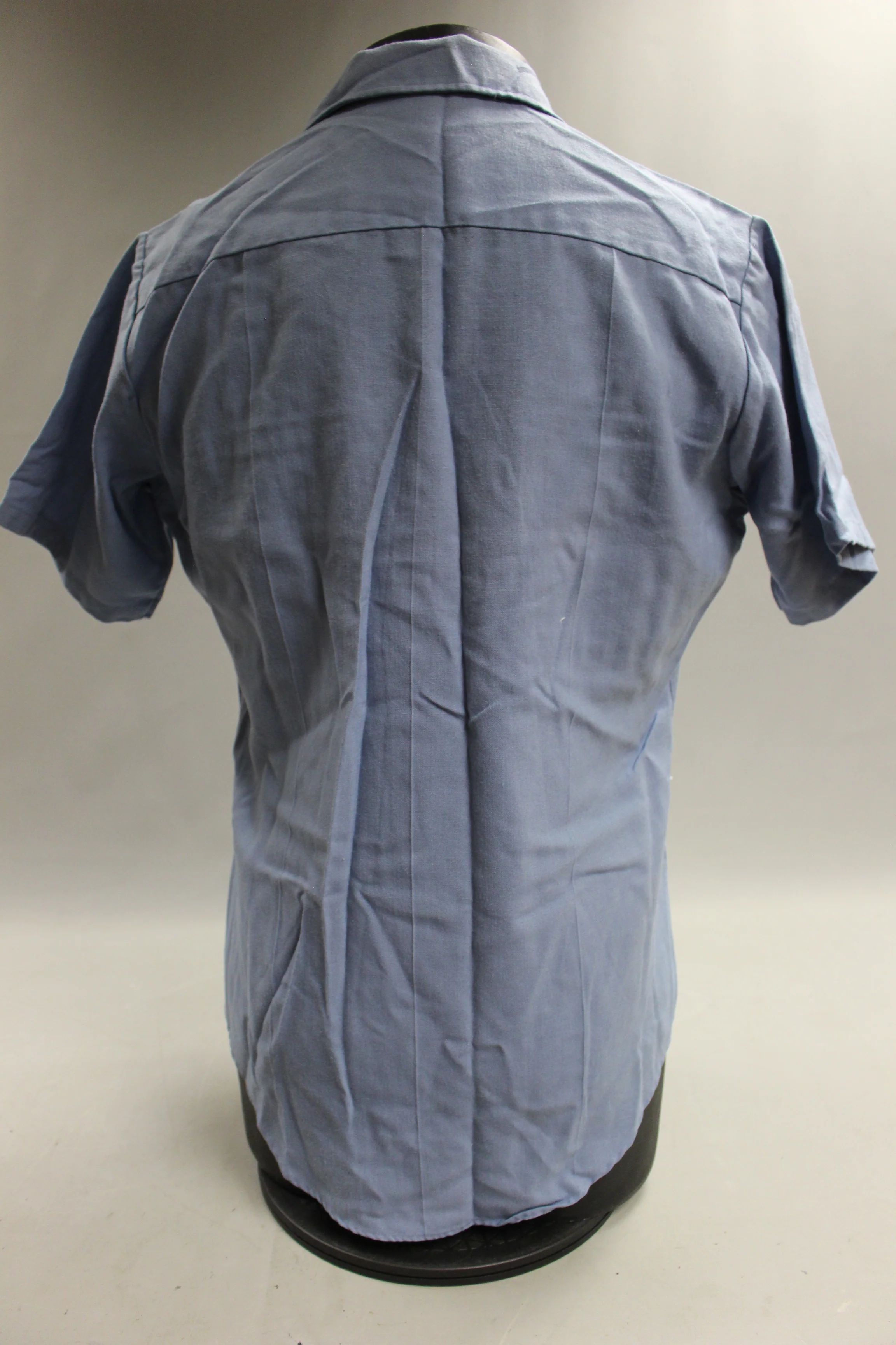 Flying Cross All Weather De Luxe Tropical Blue Work Shirt - Medium - used - Image 2