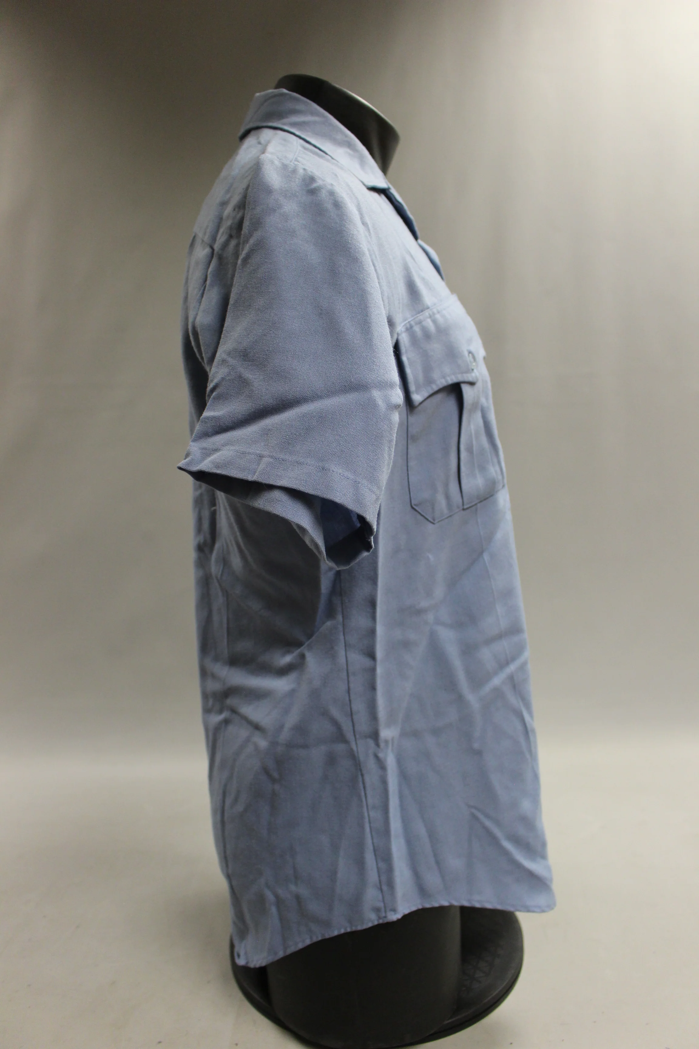 Flying Cross All Weather De Luxe Tropical Blue Work Shirt - Medium - used - Image 5