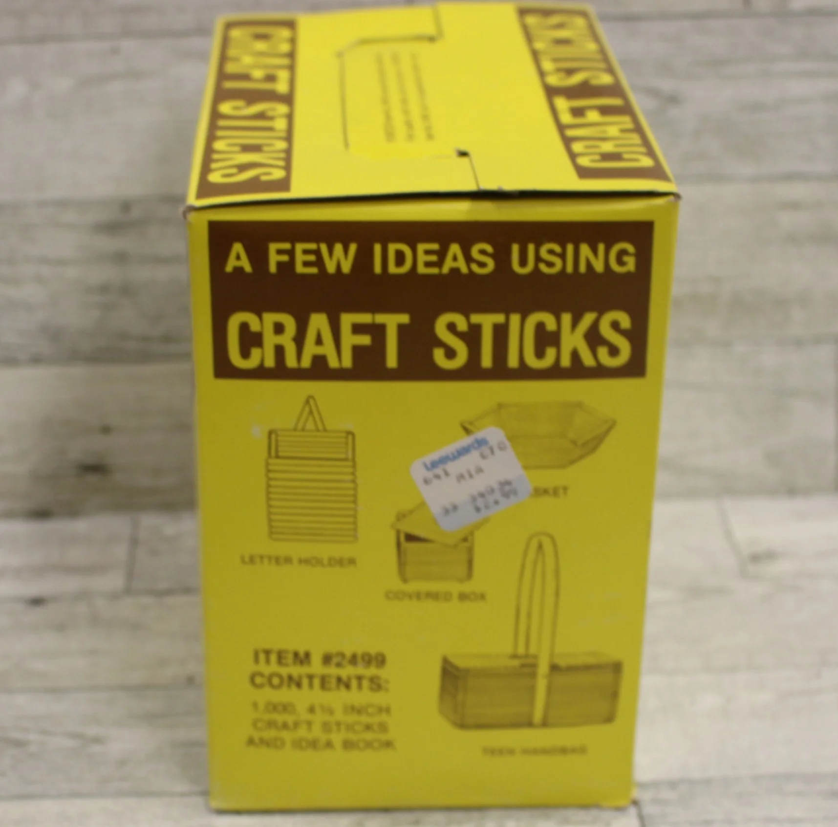 Forster Woodcraft Popsickle Craft Stick - New