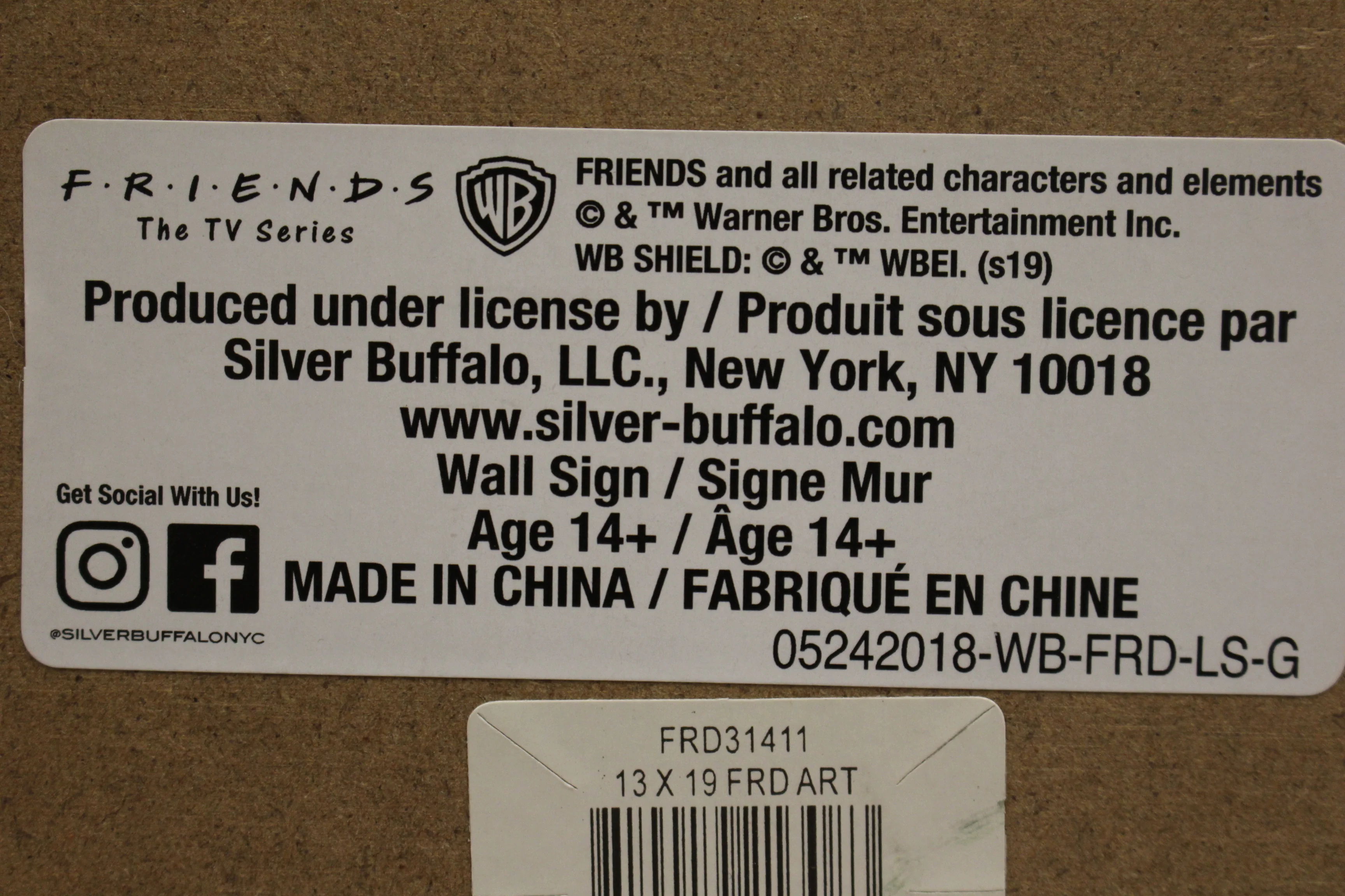 Friends TV Show Hardback Poster/Sign - 13' x 19" - Used - Image 7