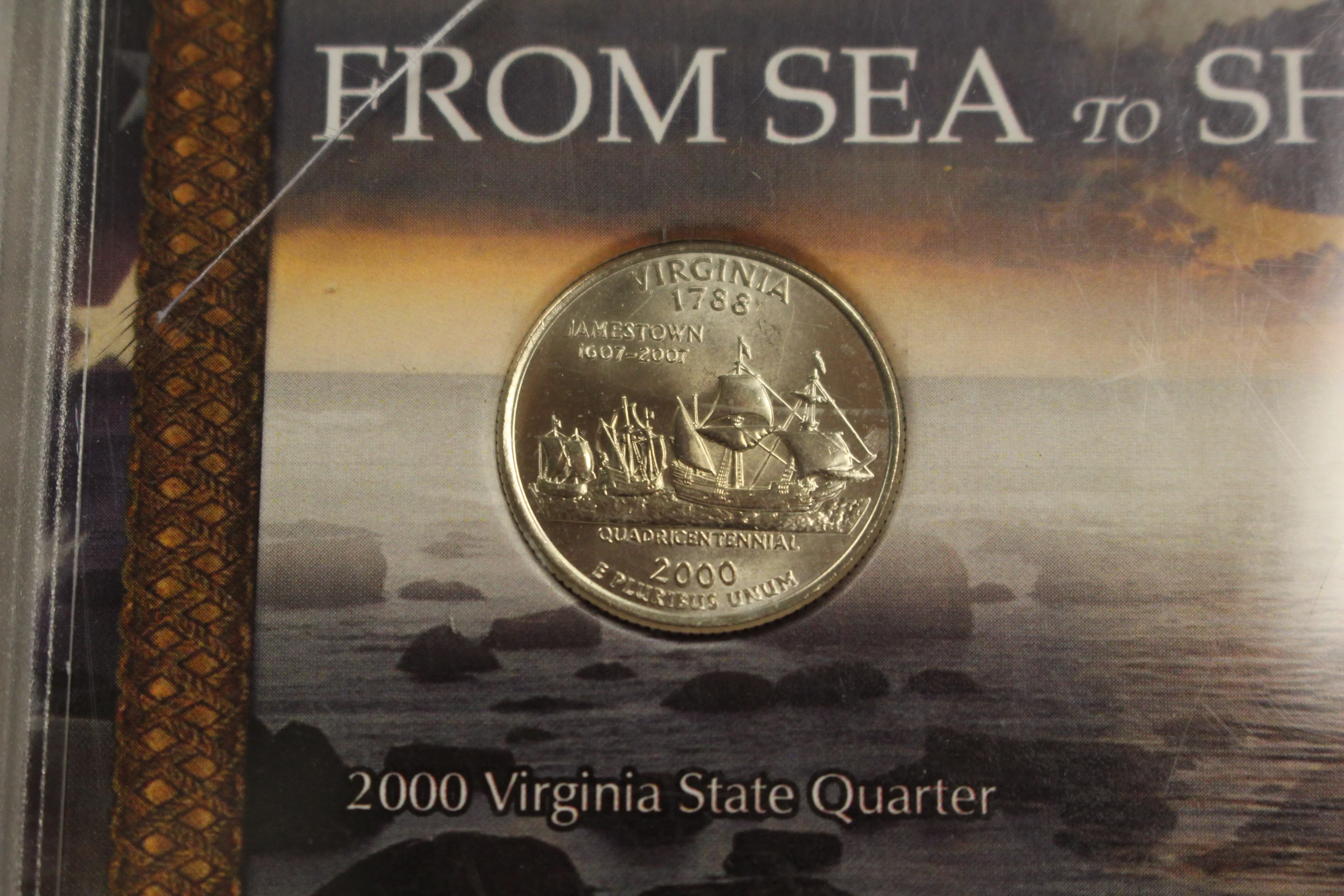 From Sea to Shining Sea 2000 Virginia Quarter & 2005 Ocean in View Nickel Set - Image 2