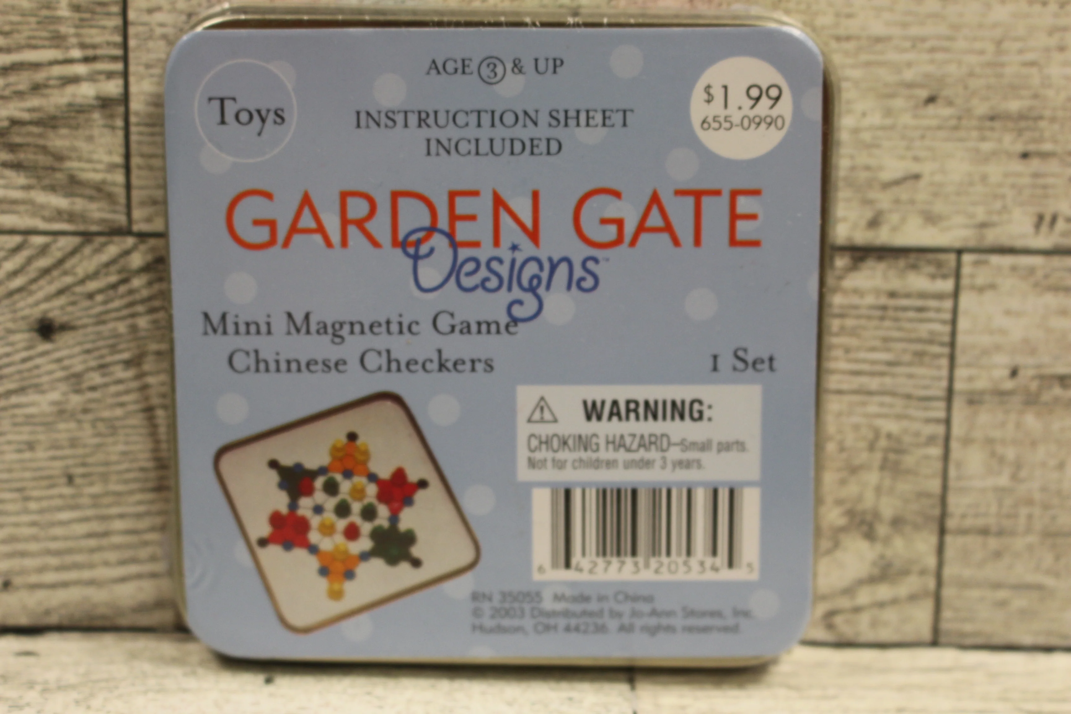 Garden Gate Mini Magnetic Chinese Checkers - New - Image 3