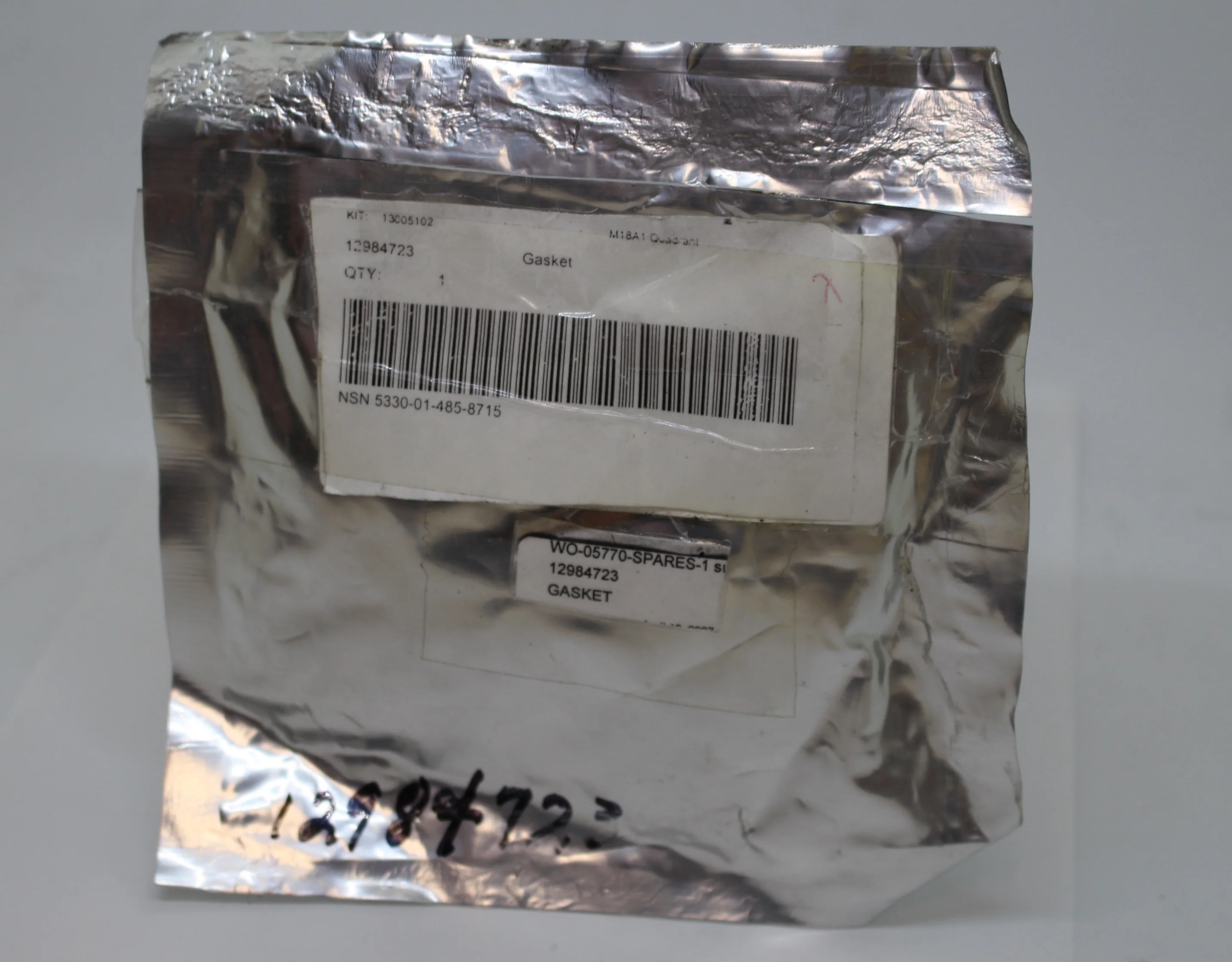 Gasket, 5330-01-485-8715, P/N 12984723, New - Image 2