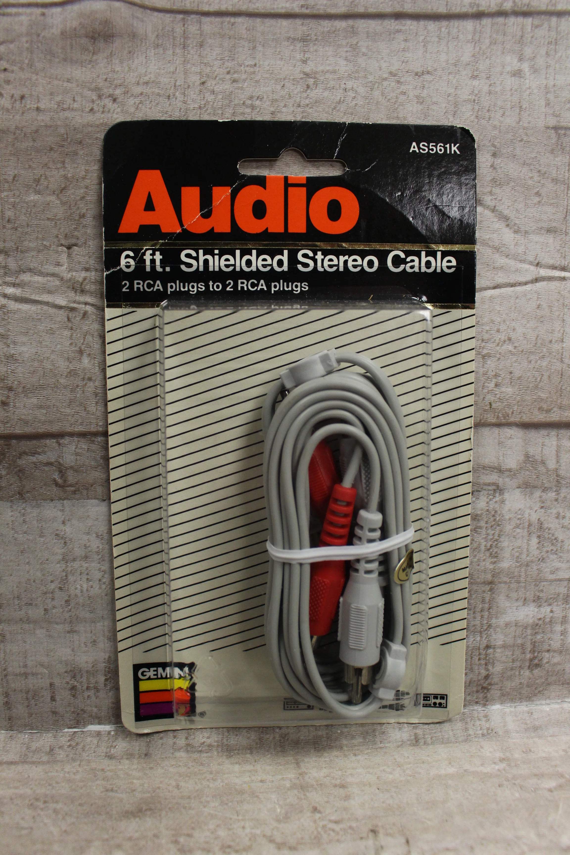 Gemm Audio 6 Foot Shield Stereo Cable -New