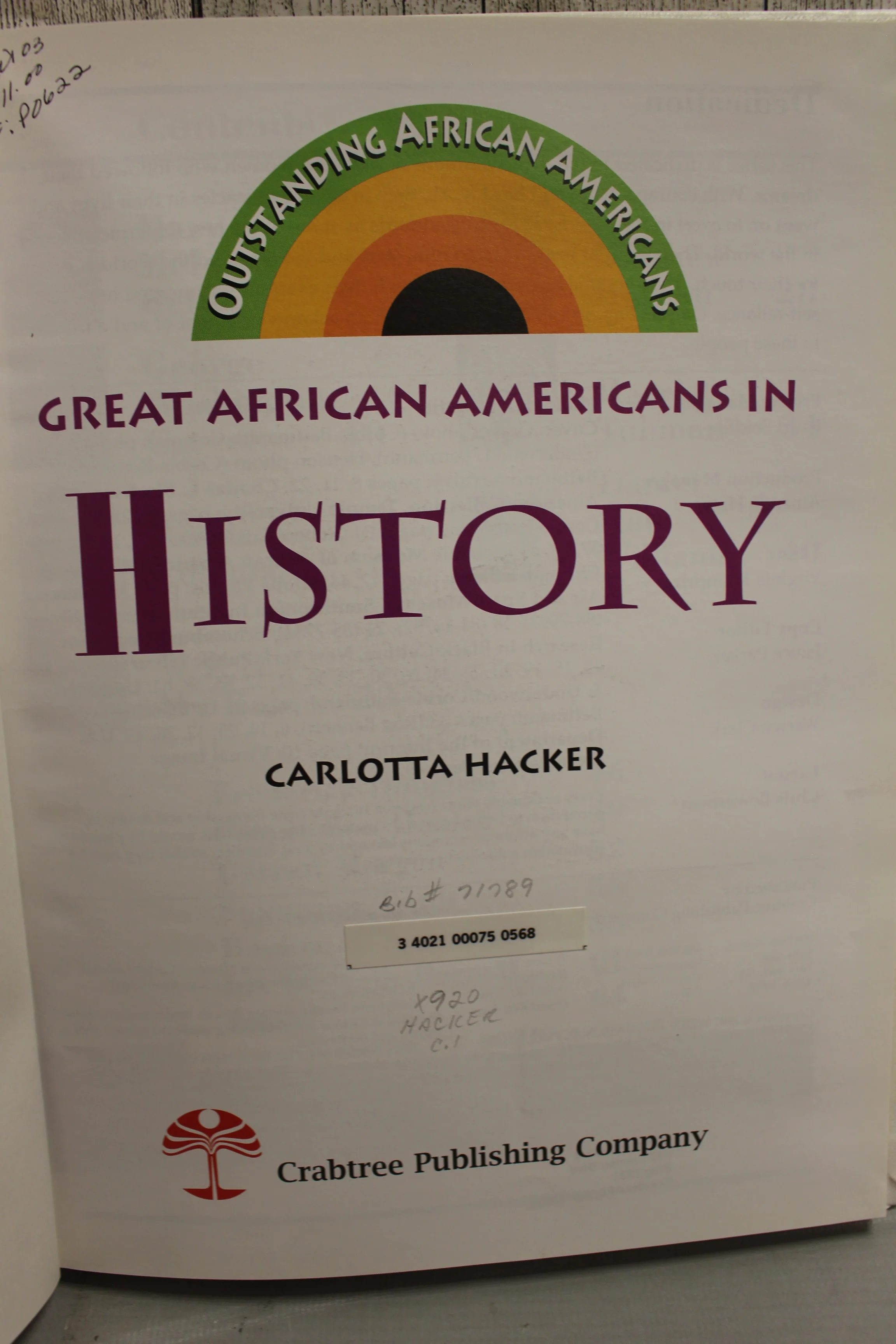 Great African Americans in History by Carlotta Hacker - Image 3