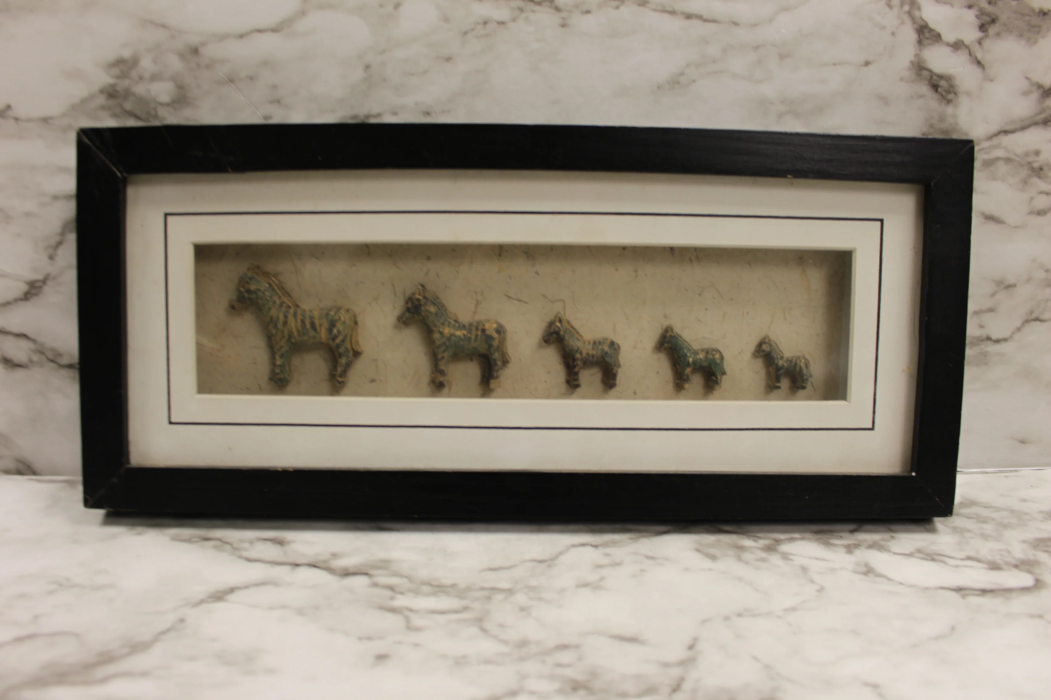 Growing Zebra Life Cycle Portrait With Wall Hanger -White/Black -Used