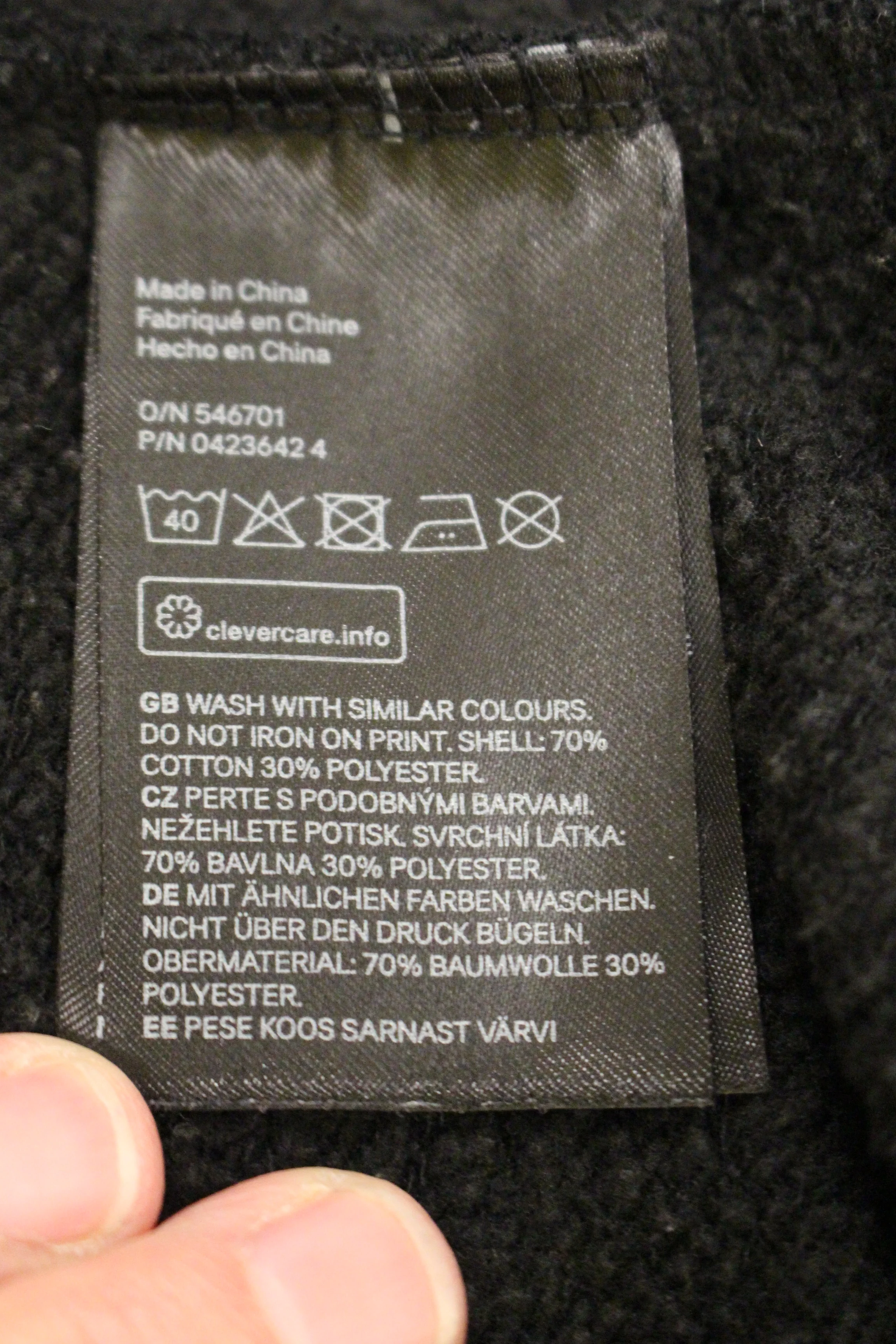 H&M Divided "Forget the Rules" Hooded Sweatshirt - Small - used - Image 4