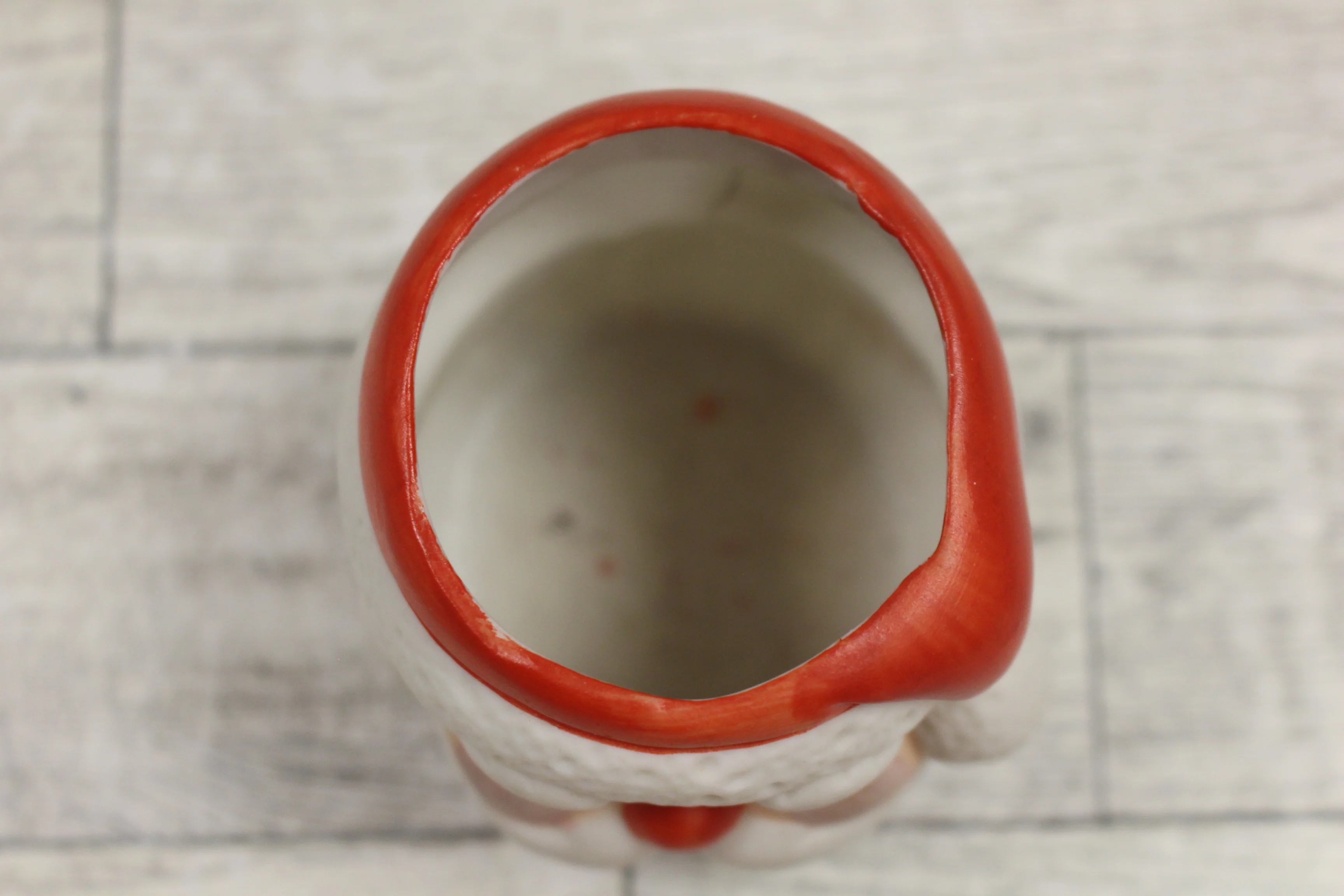 Hallmark Retro Santa Candle Holder/Decor - 2.5" Tall - Used - Image 3