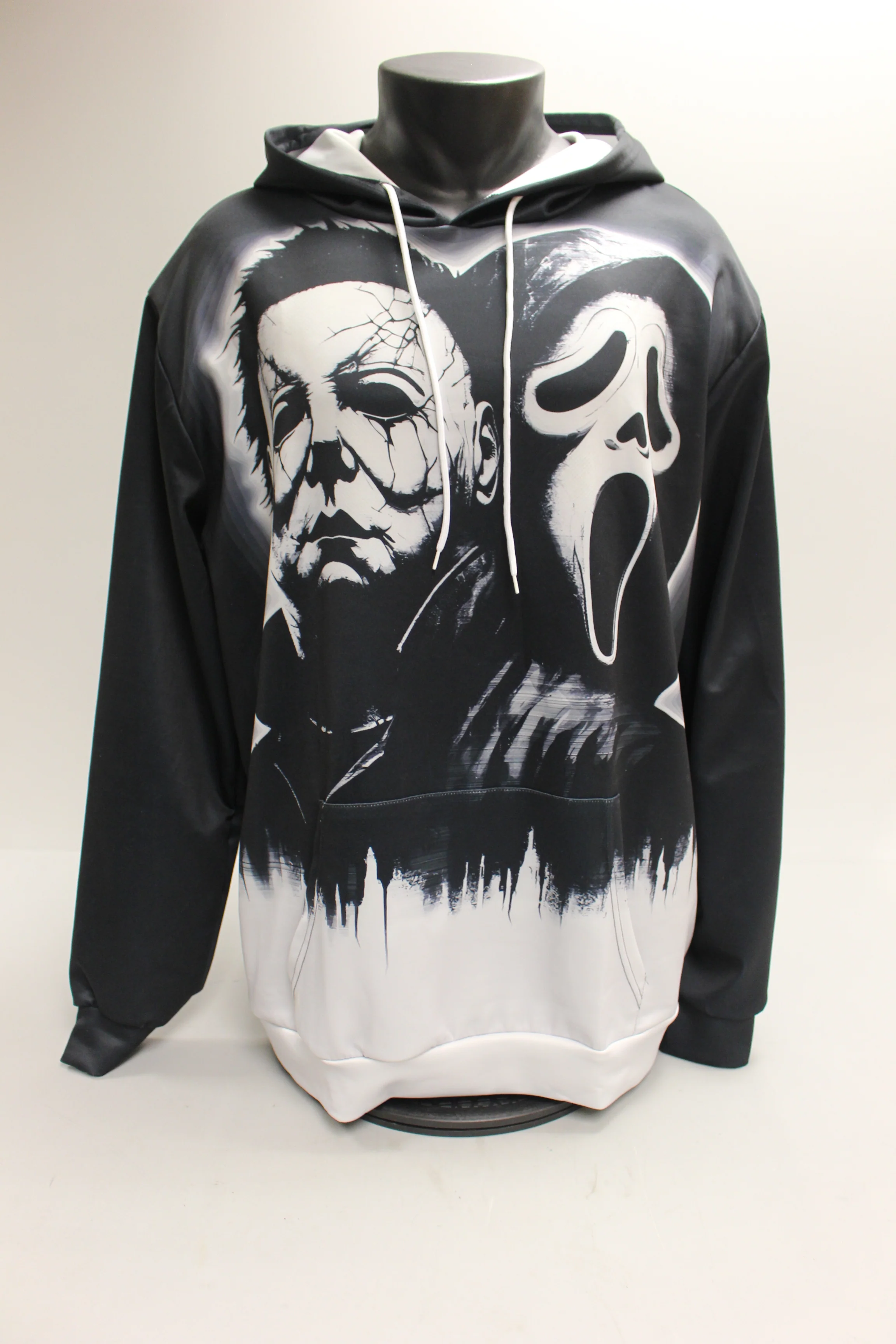 Halloween Michael Myers & Scream Ghostface Hoodie - XL - Used