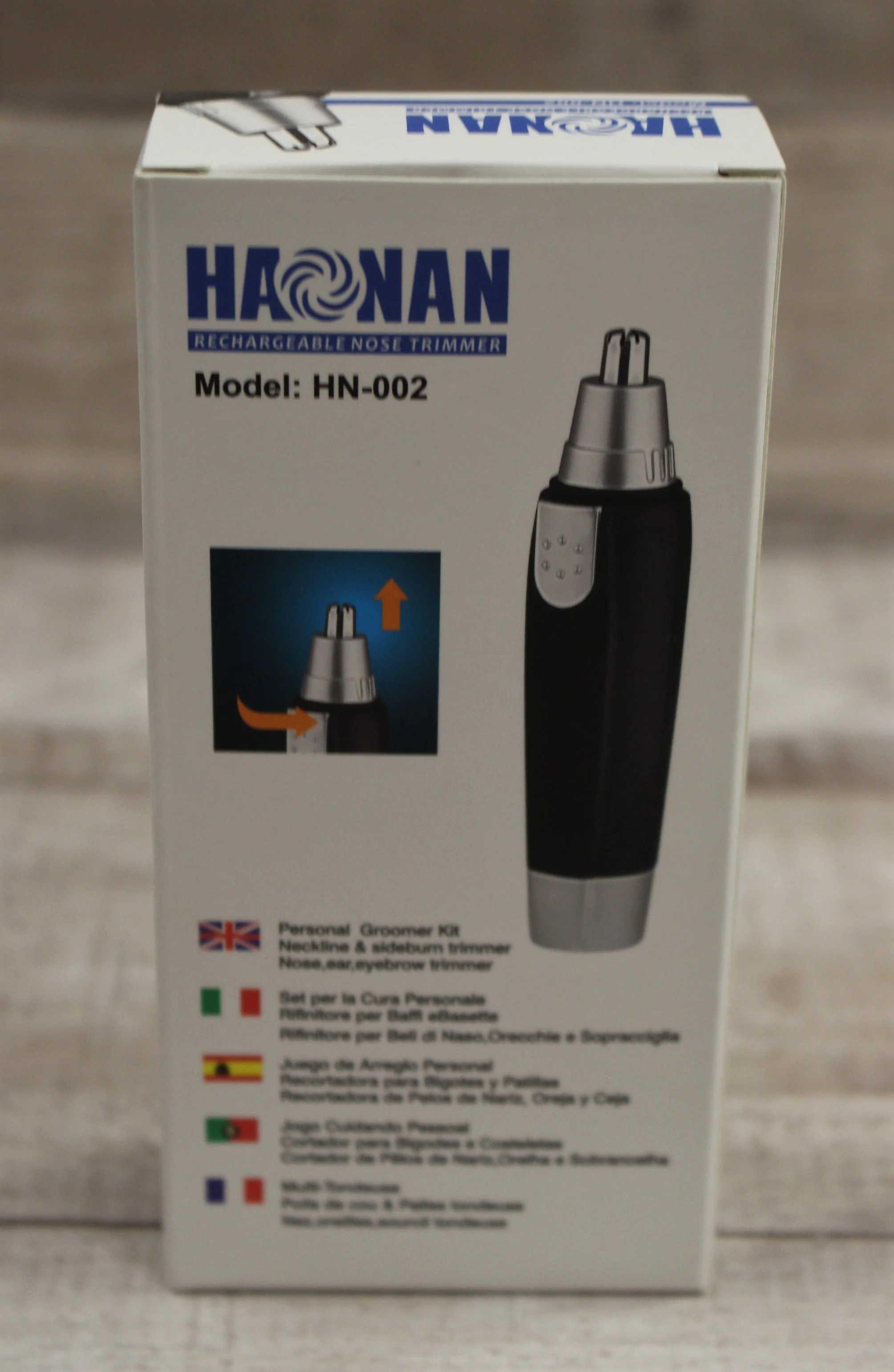 Hanan HN-002 Men's Battery Powered Nose/Ear Hair Clipper - New - Image 4