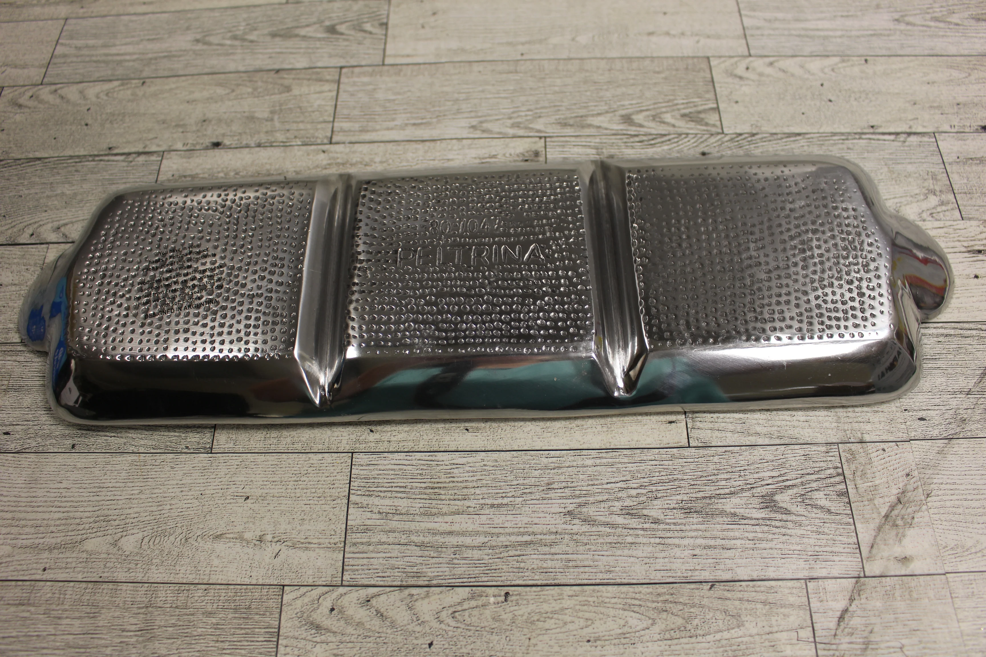 Handmade Peltrina Serving Platter Tray Dish - 3 Sections - 80-7047 - Used - Image 3