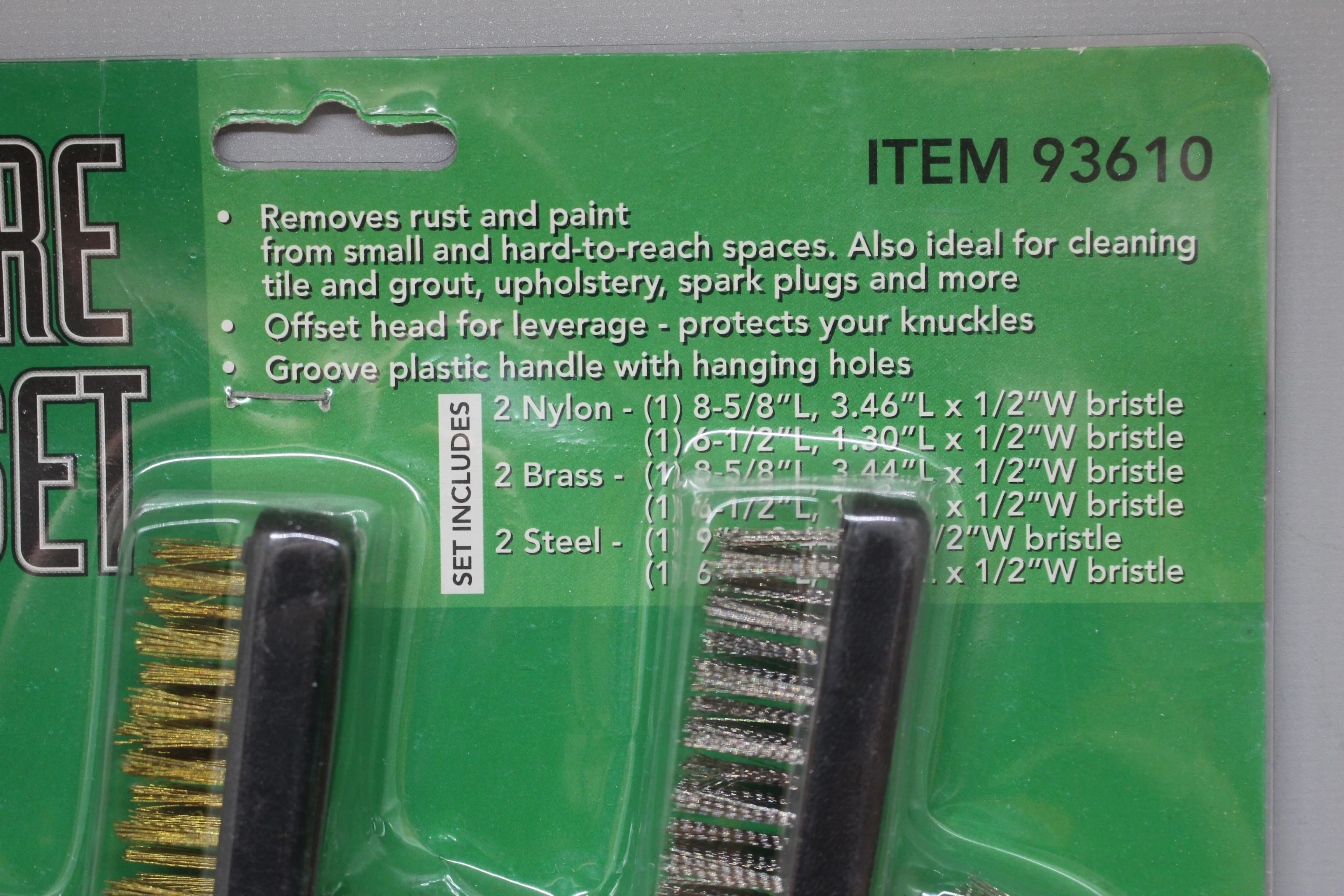Harbor Freight 6 Pc. Wire Brush Set - New - Image 4