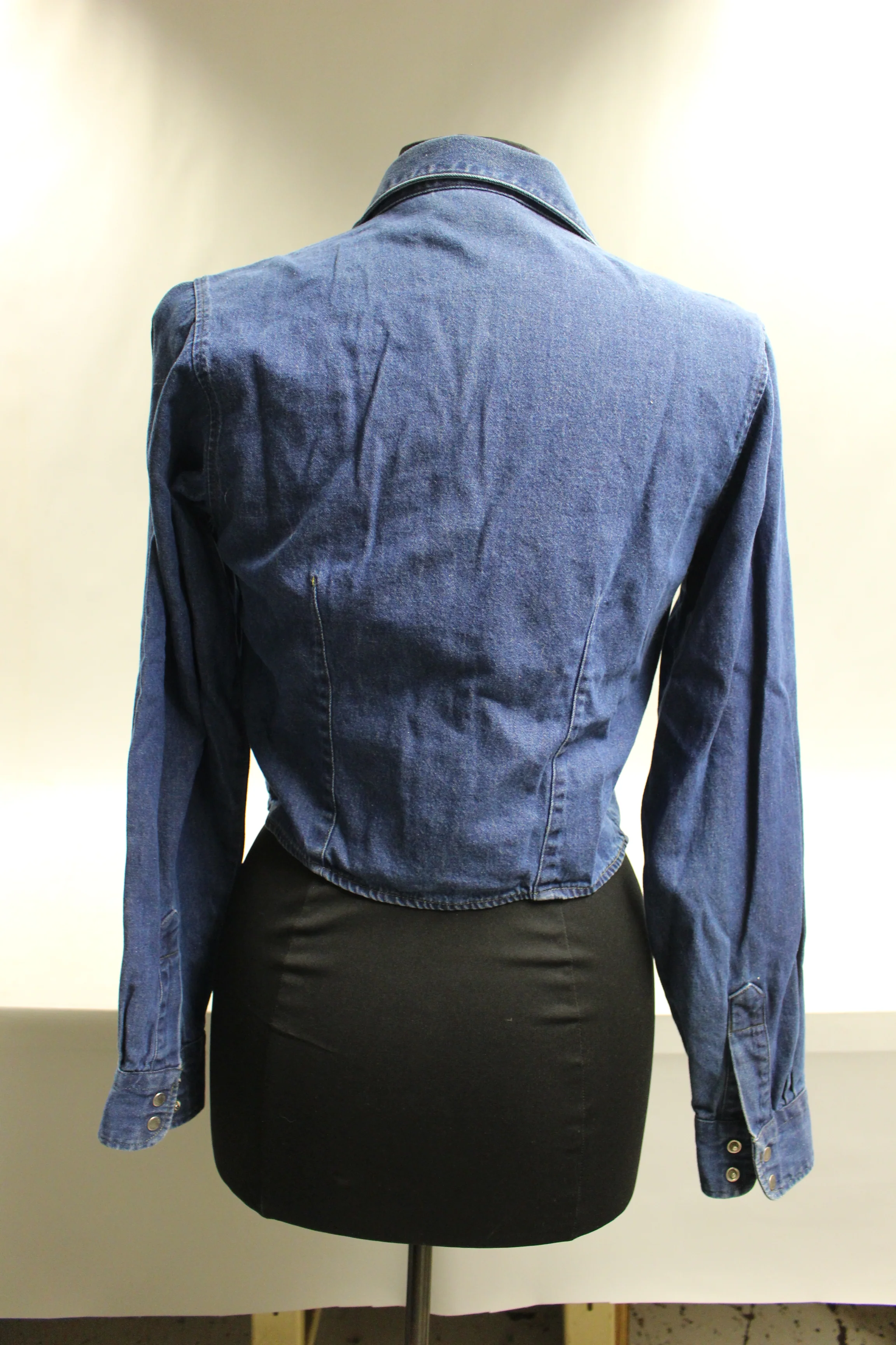 Harley Davidson Women's Denim Shirt - Small - Used - Image 2