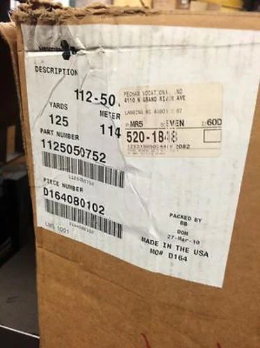 Hexcel Corp Plain Weave Cloth, 125 Yards, 8305-00-531-2646, MILY1140, NEW - Image 2