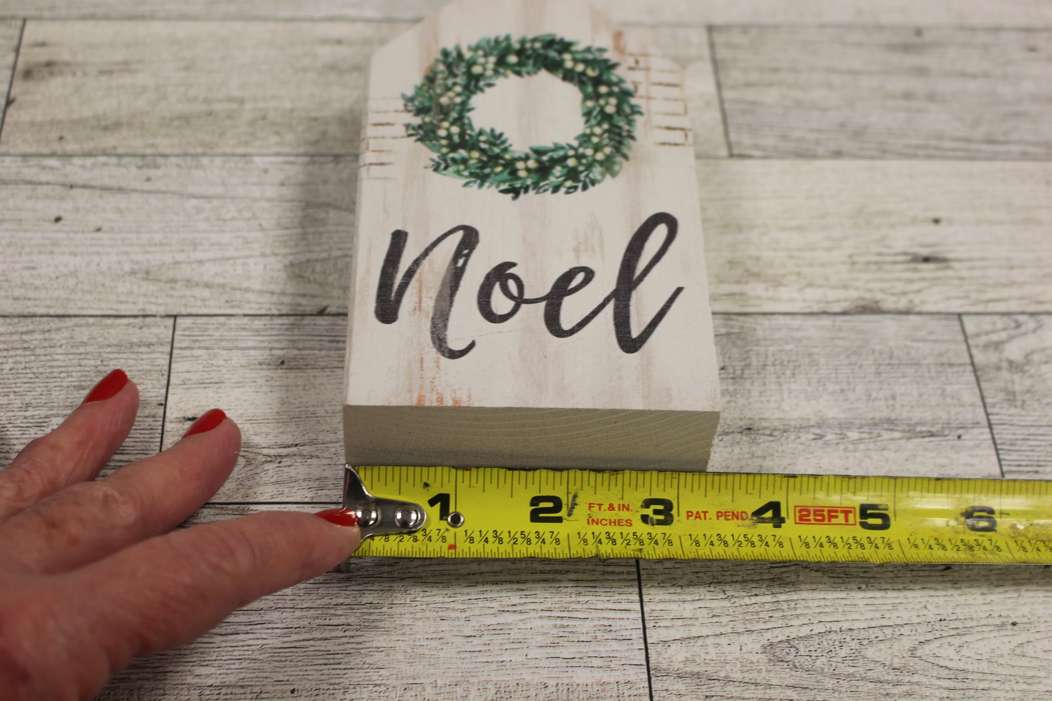 Hobby Lobby Farmhouse Christmas NOEL Wood Sign - New - Image 3