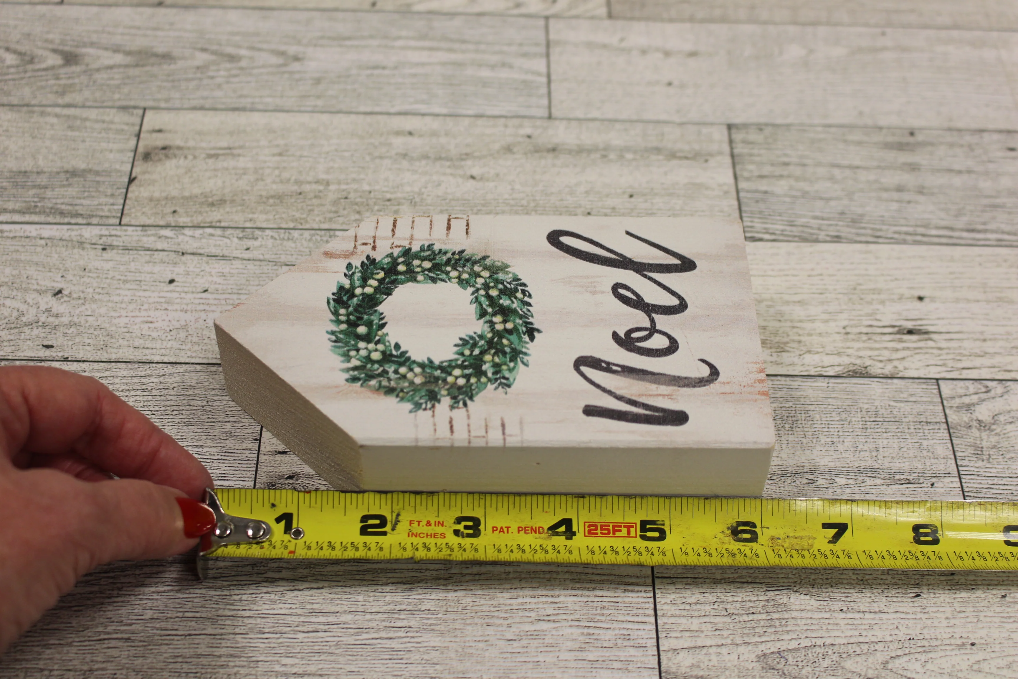 Hobby Lobby Farmhouse Christmas NOEL Wood Sign - New - Image 4