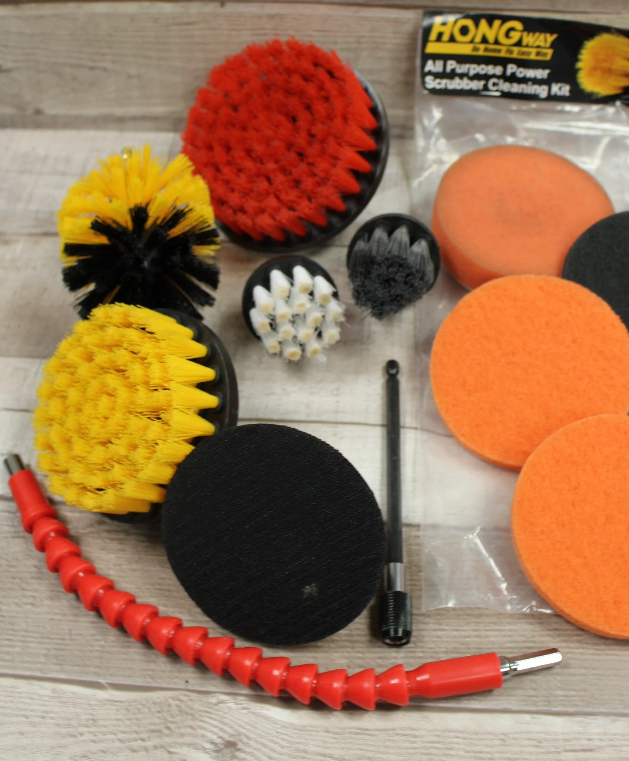 HongWay Electric Drill All Purpose Power Scrubber Cleaning Kit - Used - Image 2