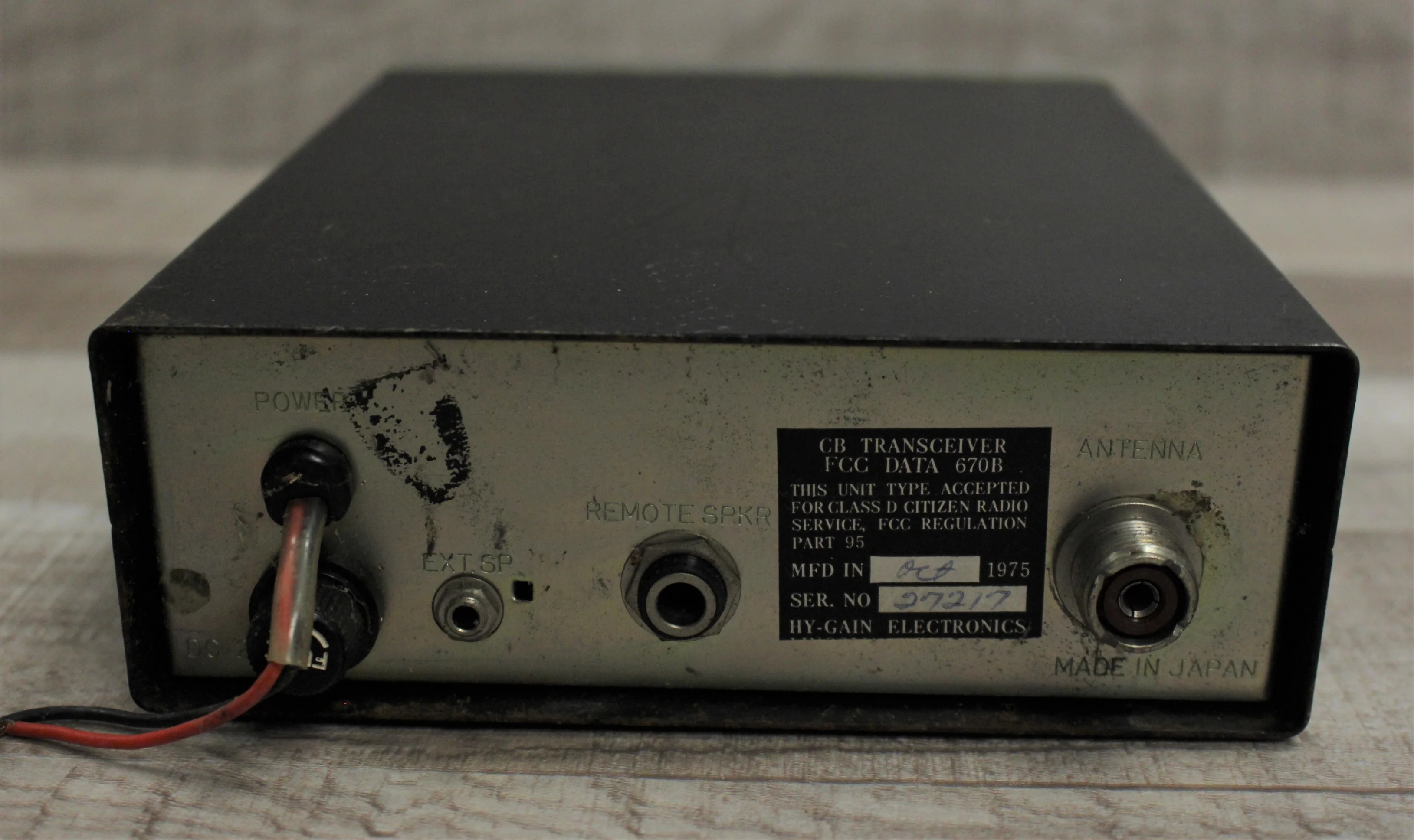 HY-Gain Electronics HY-Range I CB Radio Transceiver - Used - Image 2