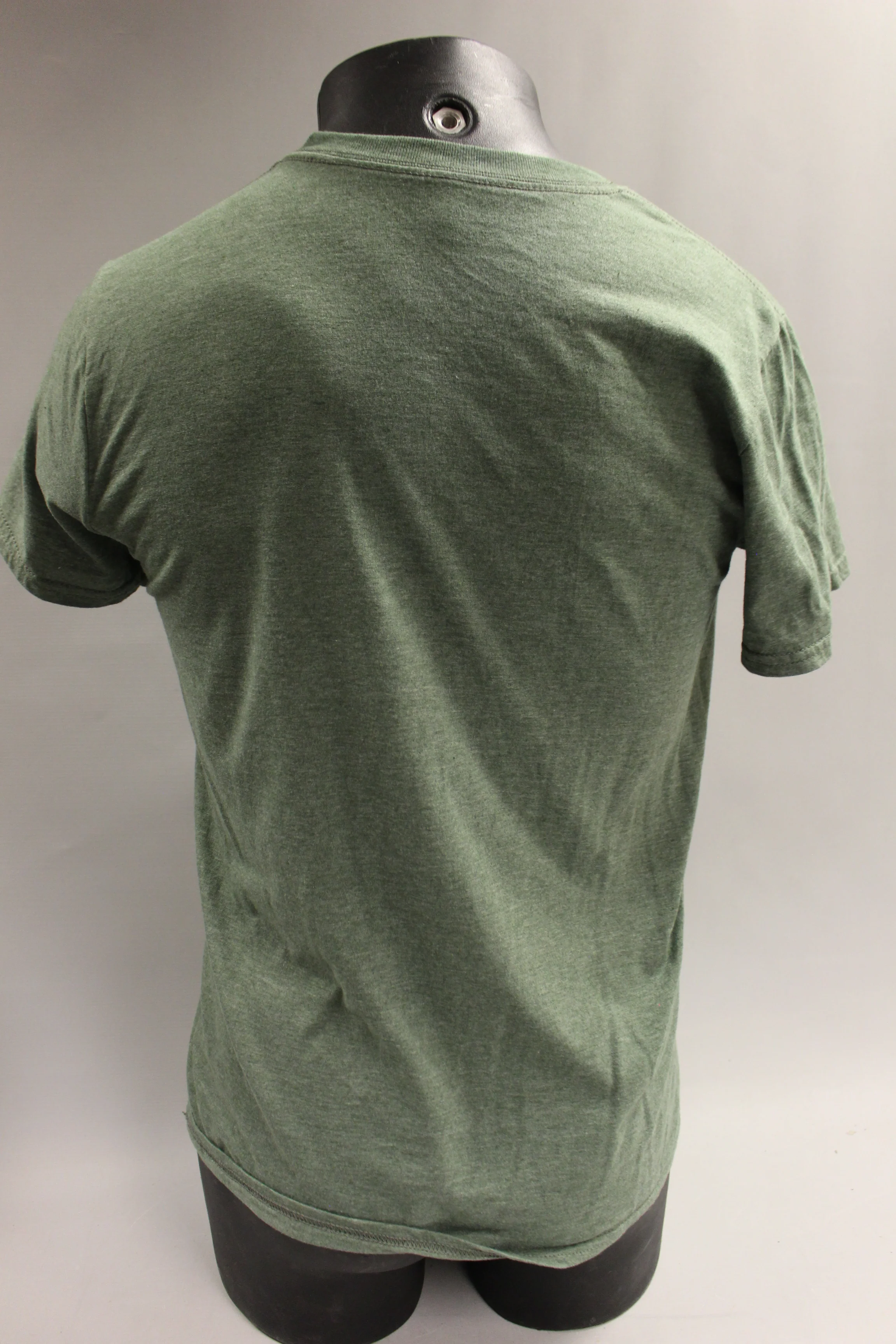 I'll Do Anything For A Buck Hunting Men's Crew Neck T Shirt -Green -Medium -Used - Image 2