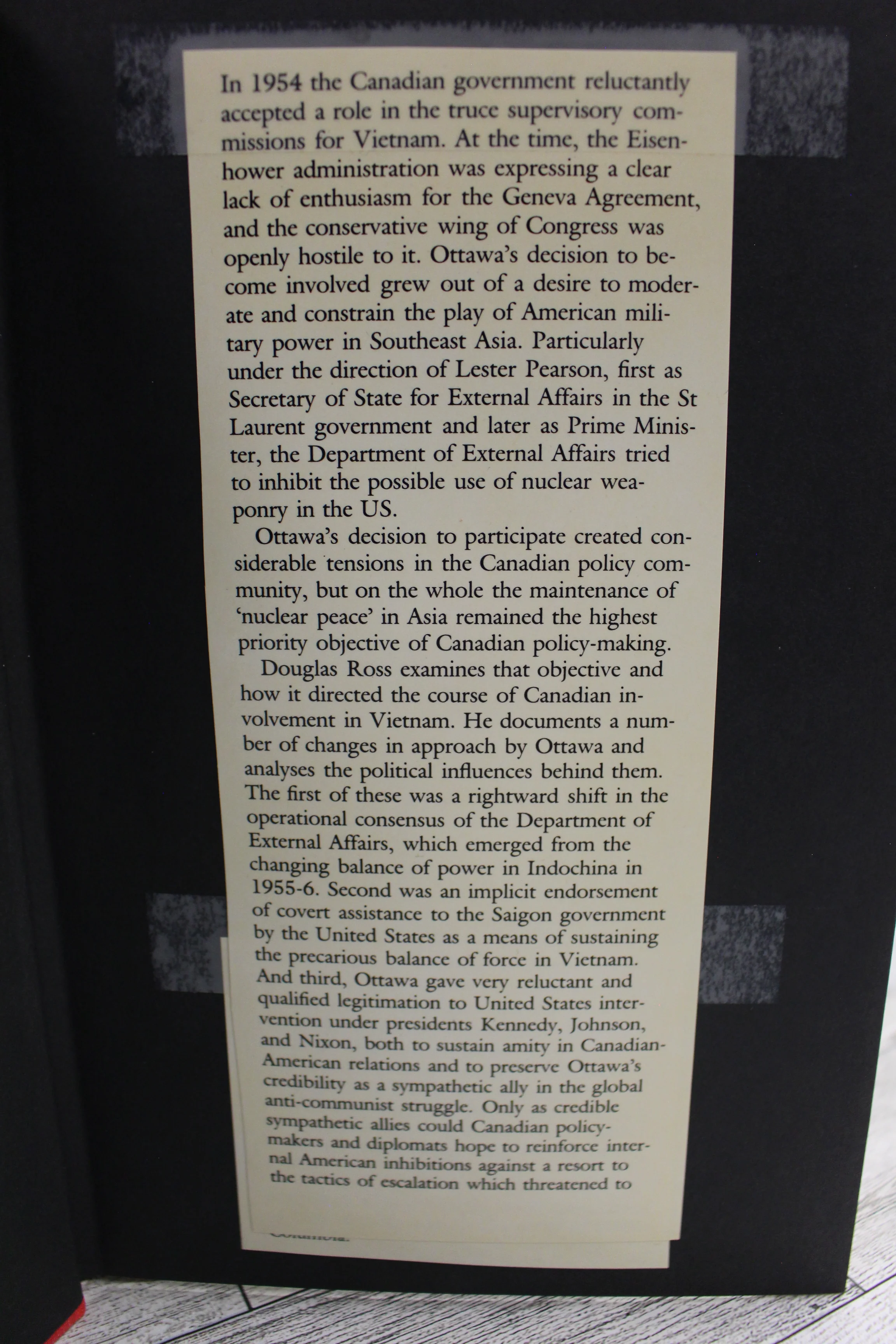 In the Interests of Peace: Canada and Vietnam - By Douglas A. Ross - Used - Image 5