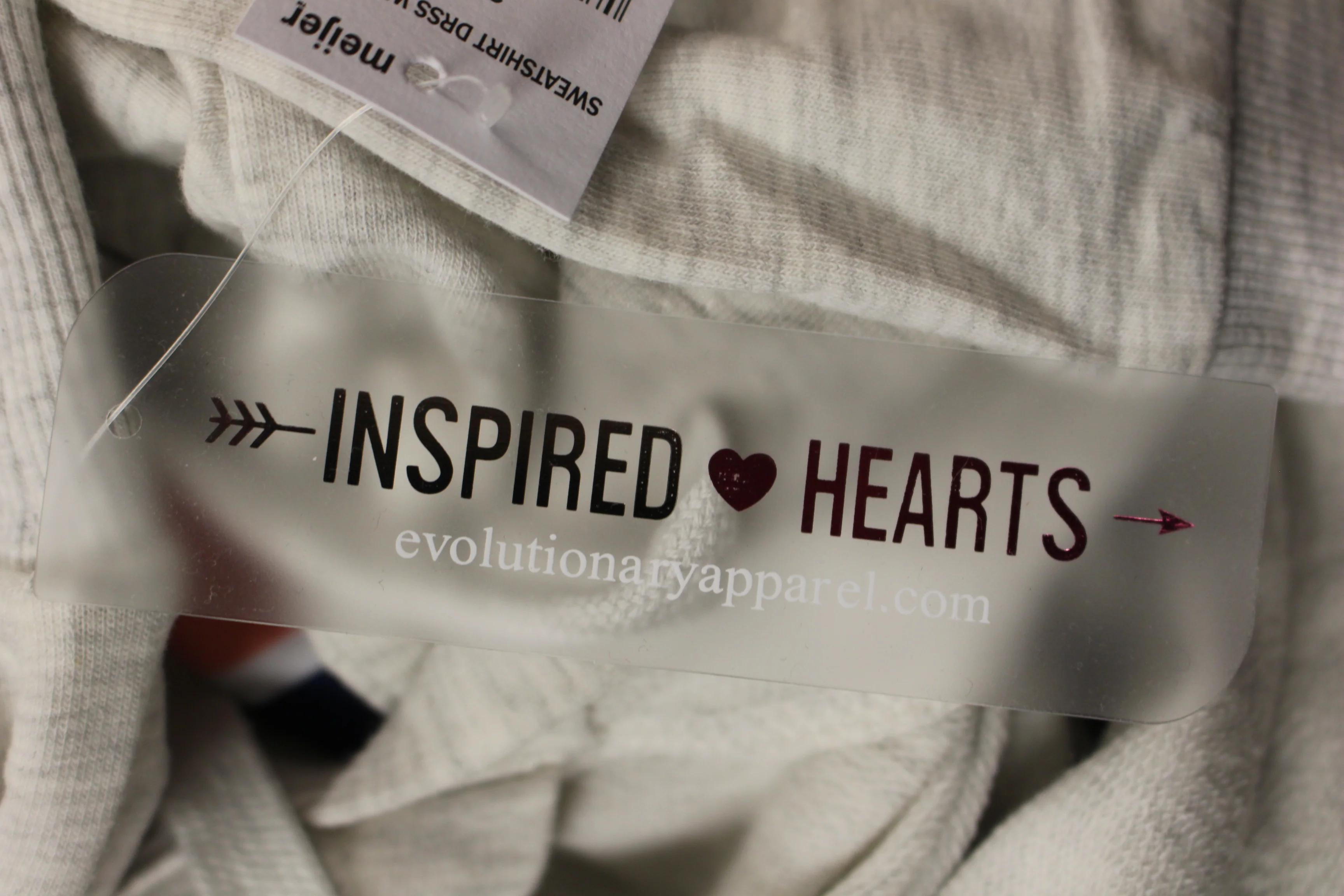 Inspired Hearts "Love" Hooded Sweatshirt, Size: Small, New! - Image 4