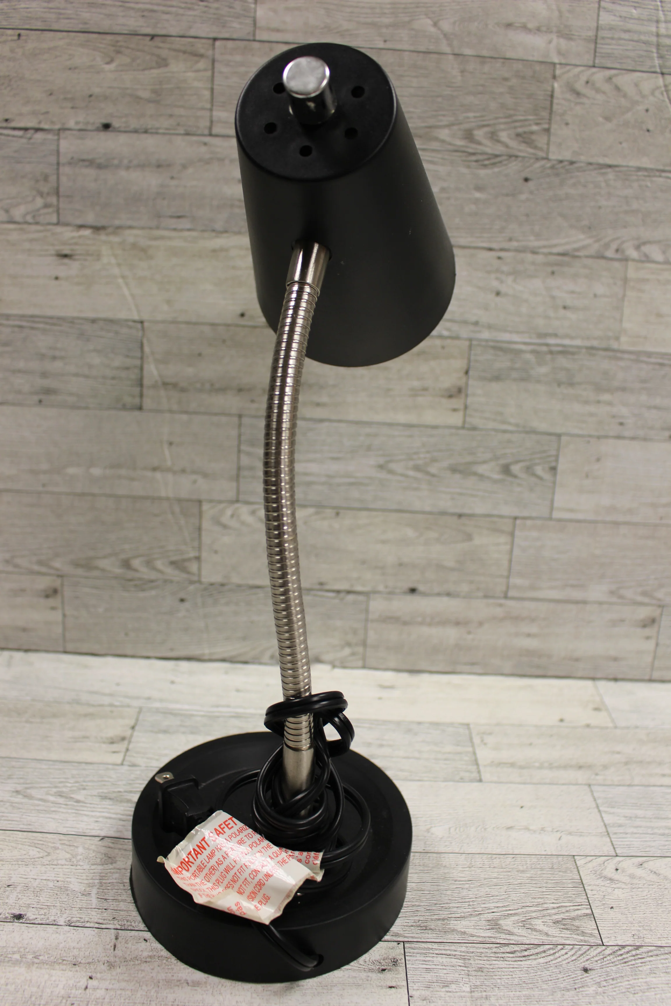 Intertek Gooseneck Lamp - Black - Used (#2) - Image 4