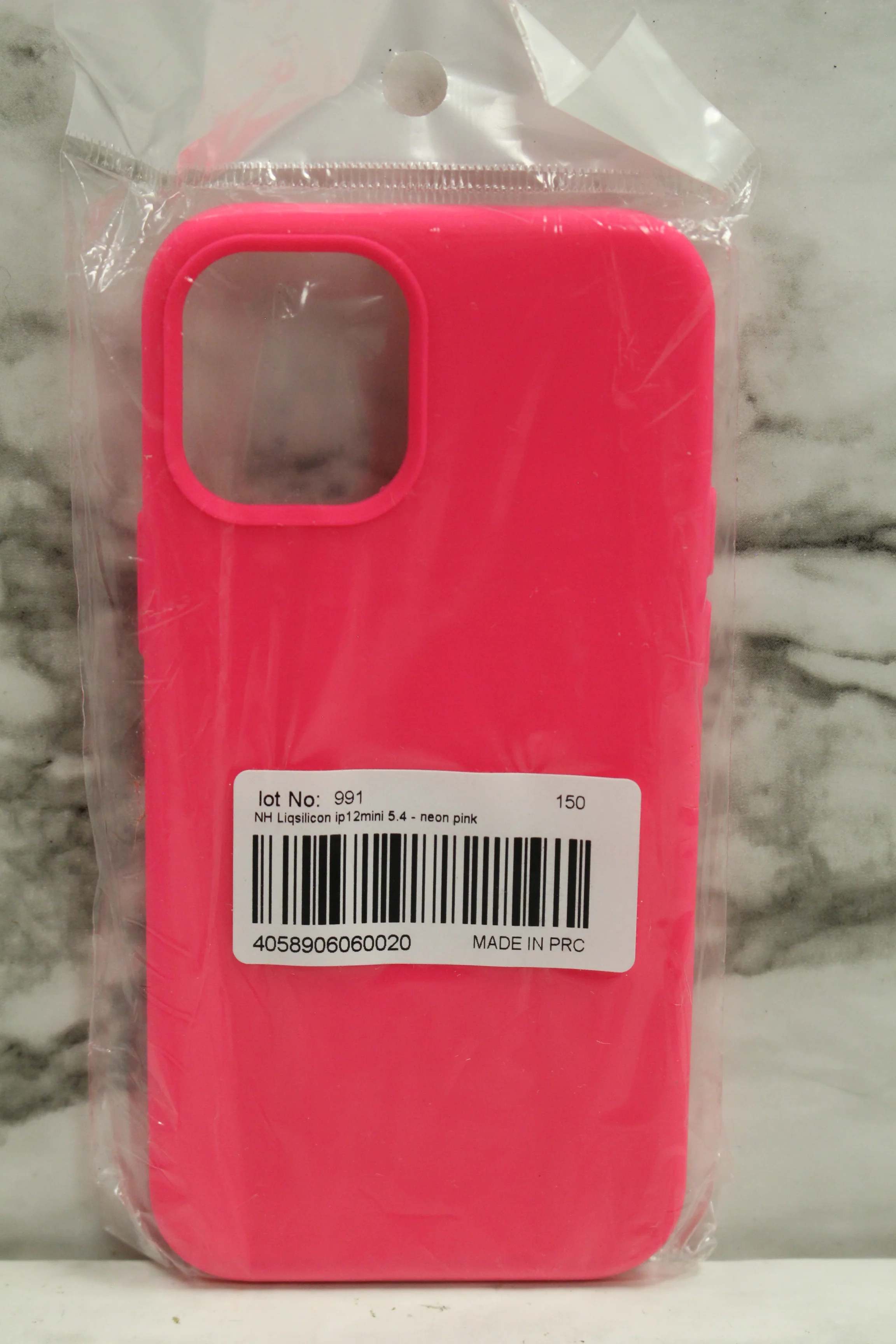 iPhone 12 Mini Silicone Protective Case For Drop -Neon Pink -New - Image 2