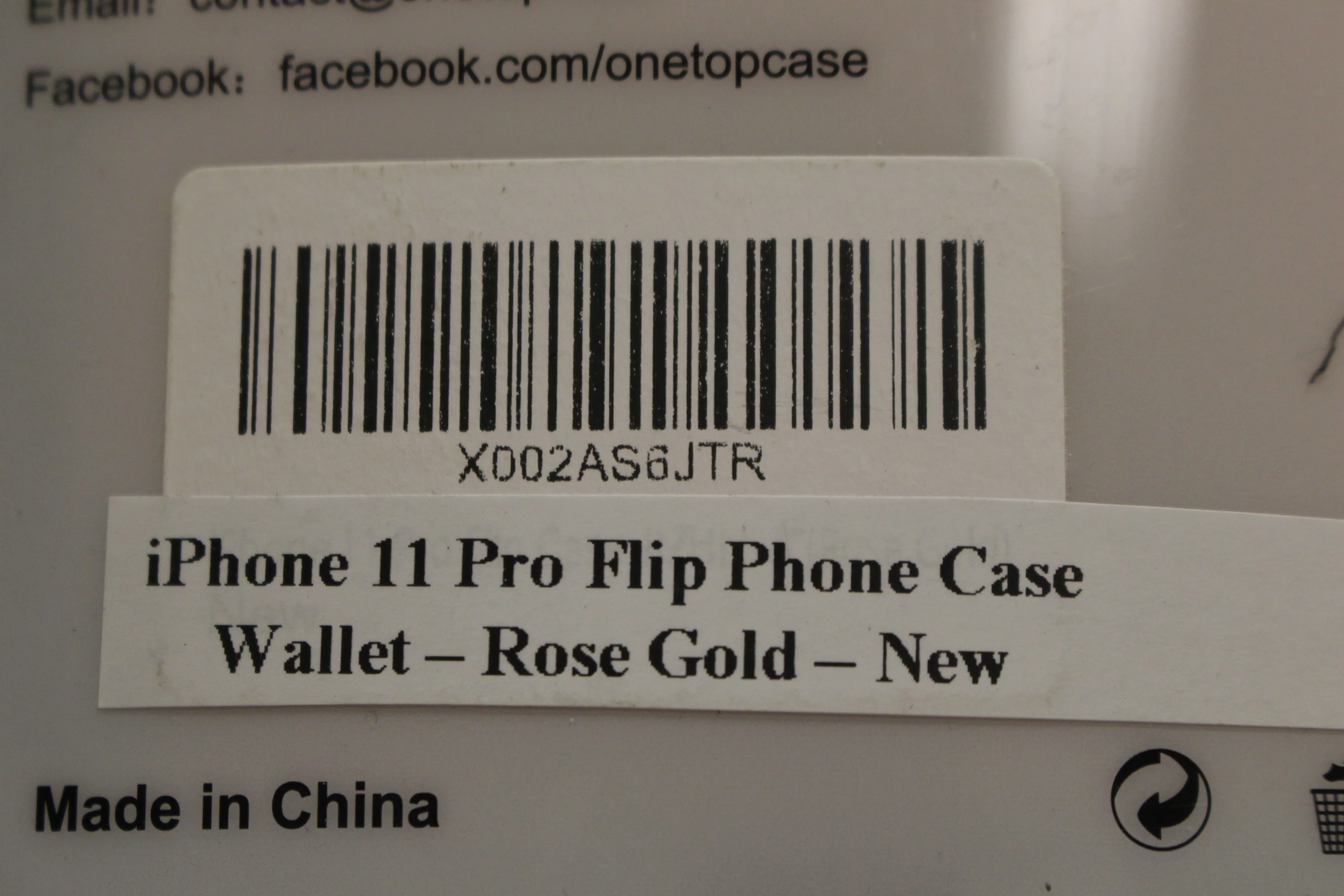 iPhonewe 11 Pro Flip Phone Case/Wallet - Rose Gold - New - Image 5