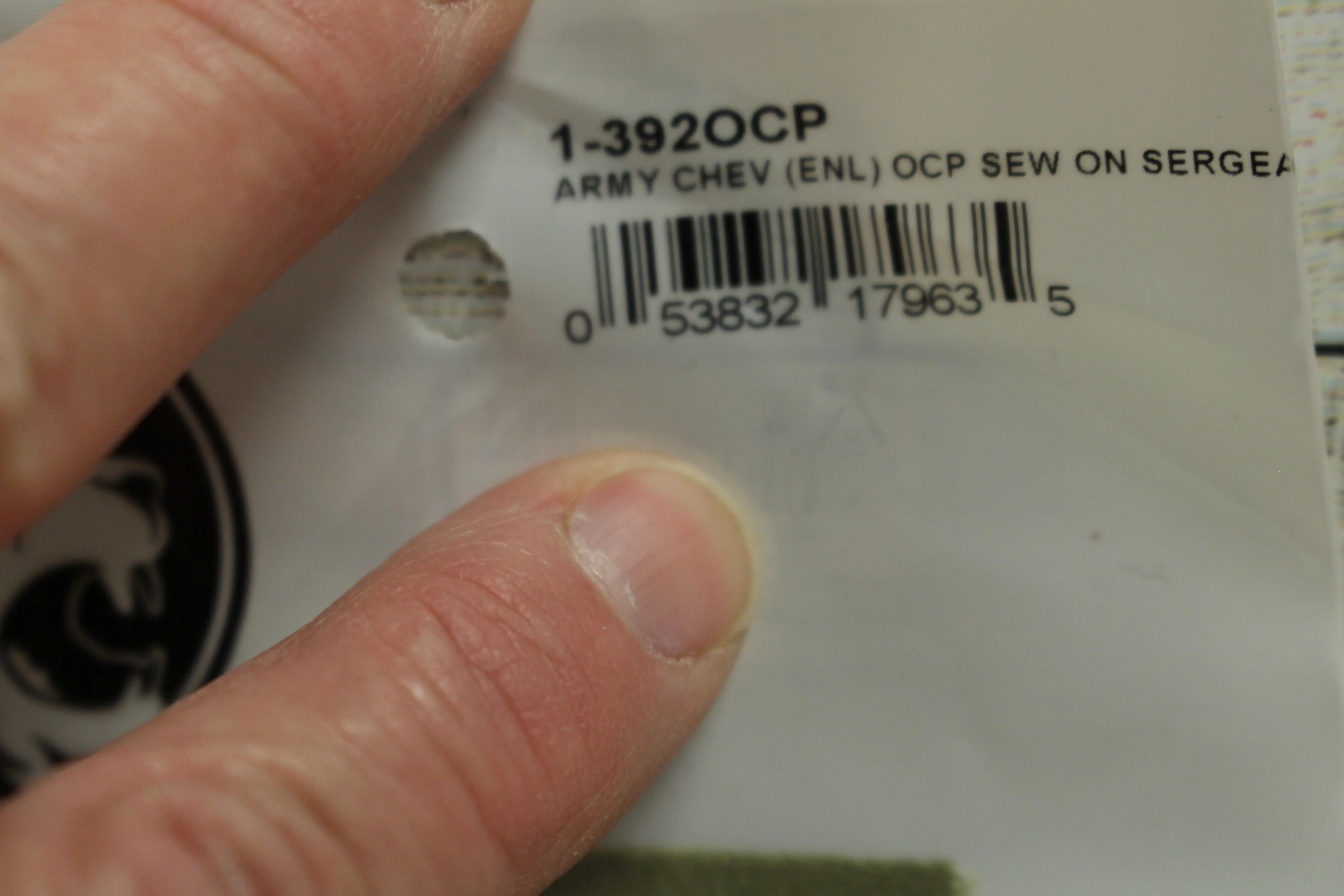 IRA Green OCP Army Chevron - Sew On - Sergeant First Class E-7 - Set of 2 - New - Image 2
