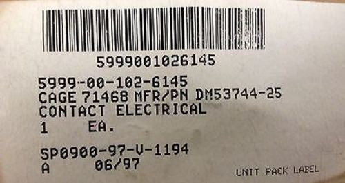 ITT Cannon DM53744-25 D Sub Contact, Socket, 12AWG, Solder, New - Image 3