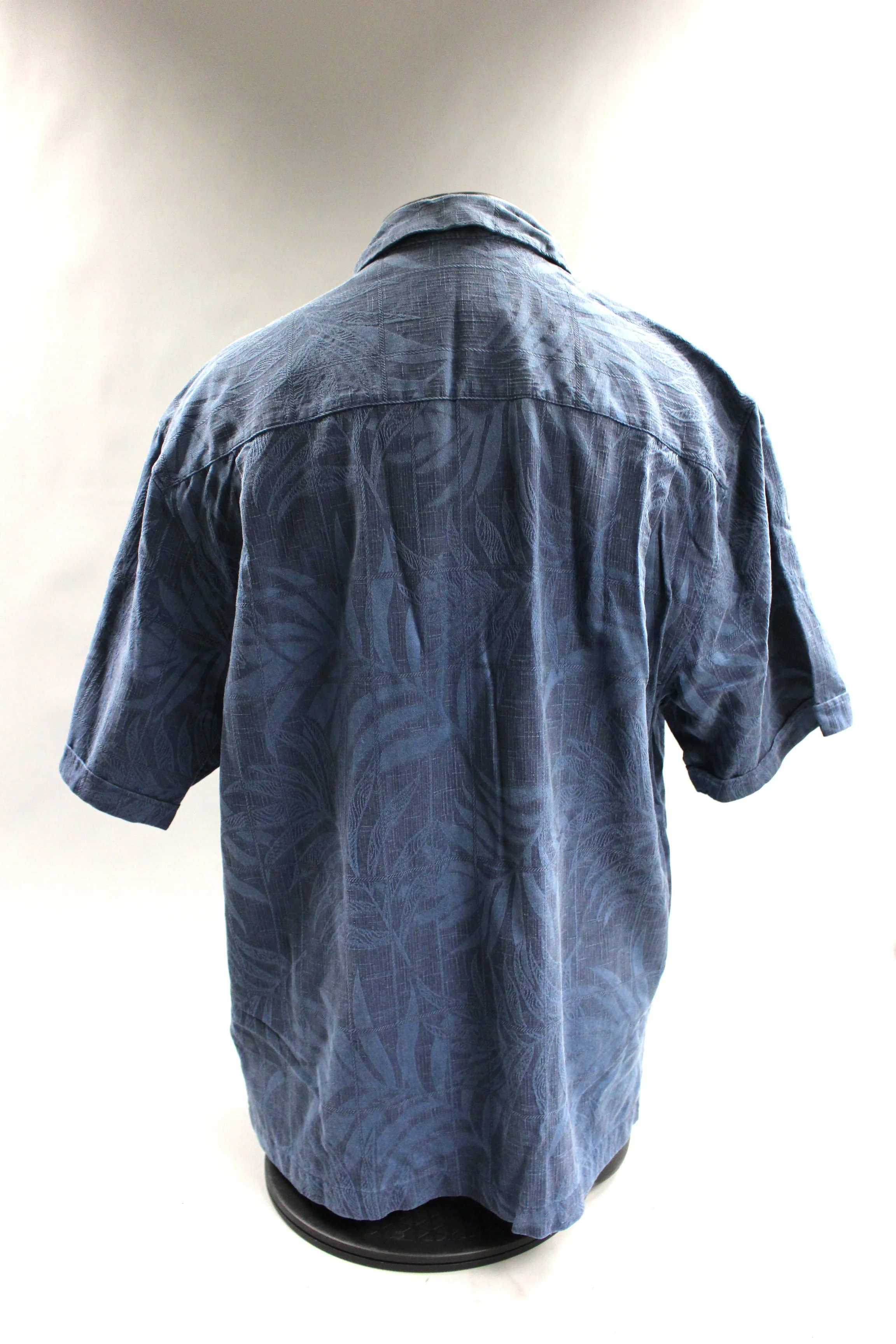 Jamaica Jaxx Men's Button Up Hawaiian Shirt Size L -Blue -Used - Image 2