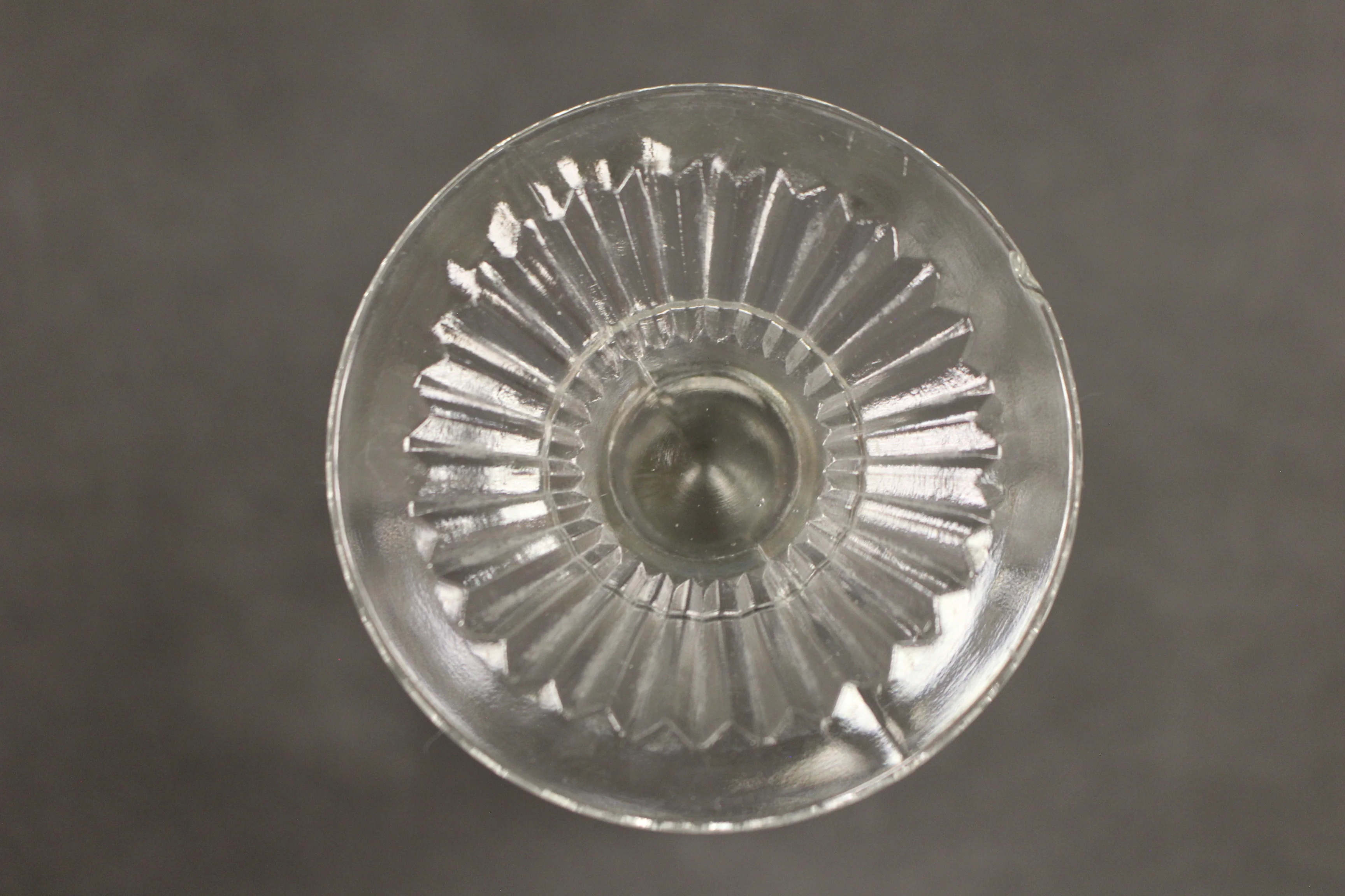 Jeannette Iris & Herringbone Clear Liquor Cocktail Glass - Used - Image 3
