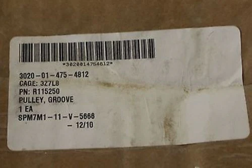 John Deere Groove Pulley, PN: R115250, NSN: 3020-01-475-4812, New! - Image 8