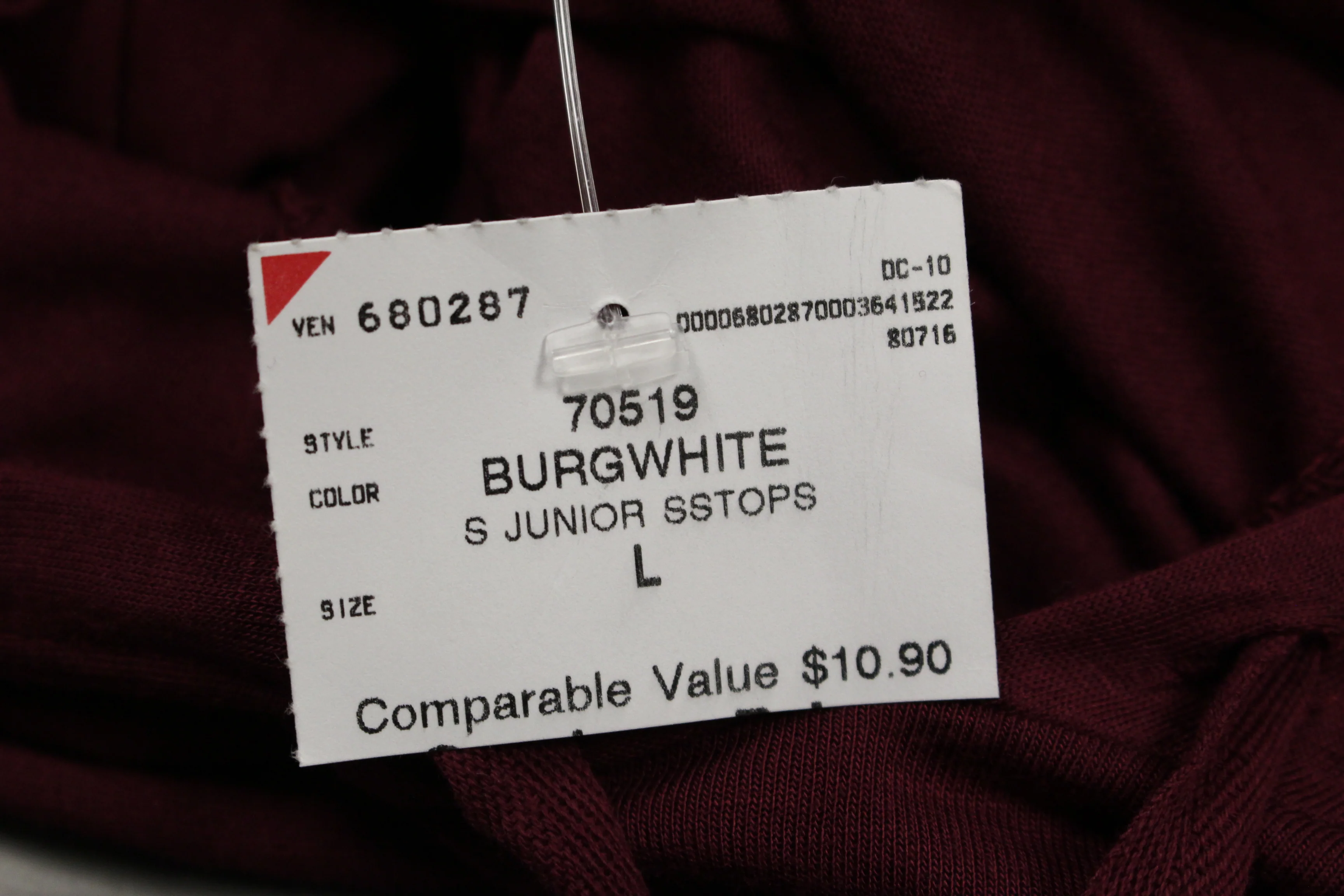 Juniors Ambiance Short Sleeve Hooded Shirt, Large, New - Image 4