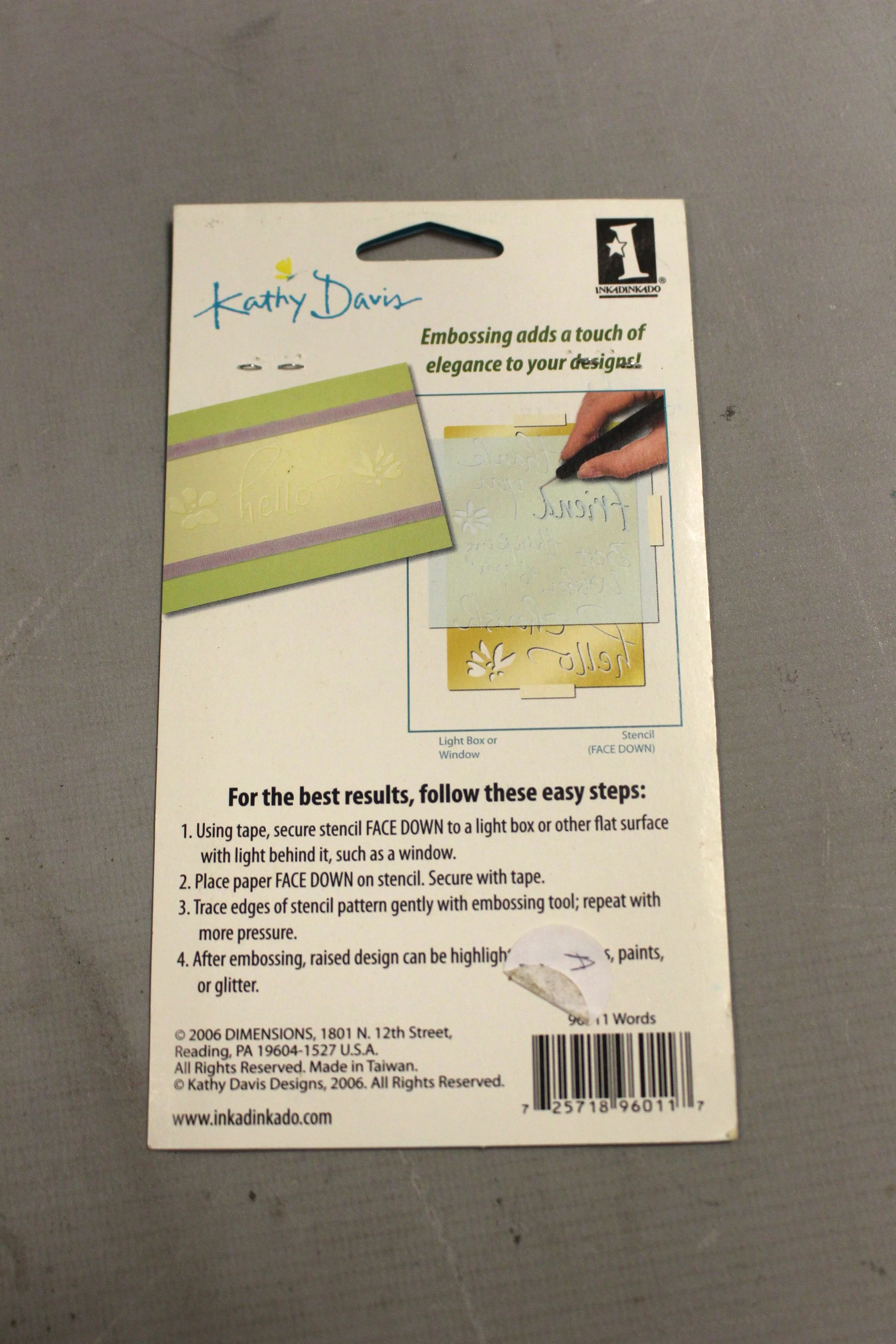 Katey Davis Solid Brass Stencil - New - Image 2