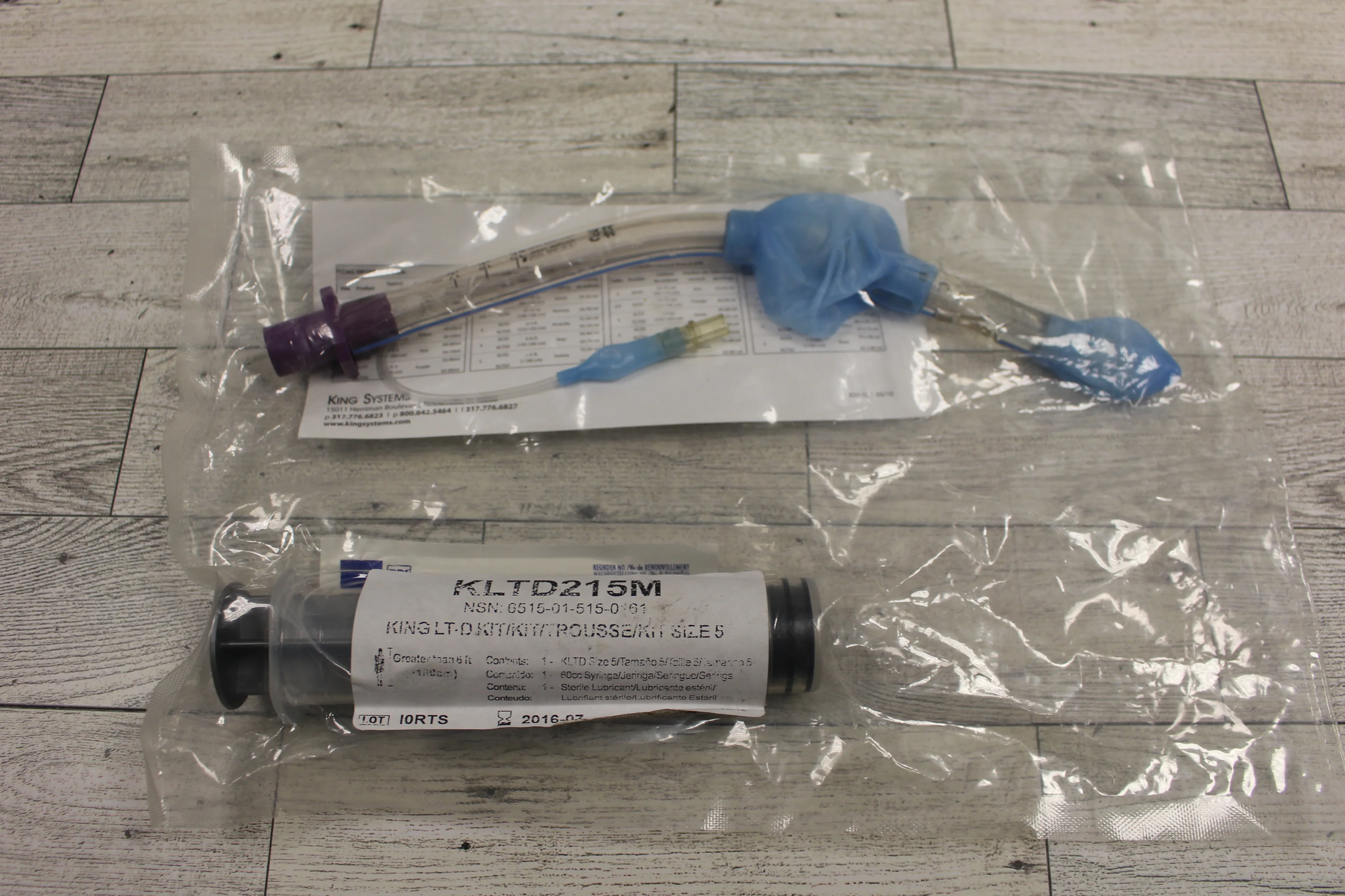 King Systems King LT-D Airway Kit - Size: 5 - 6515-01-515-0161 - New - Image 3